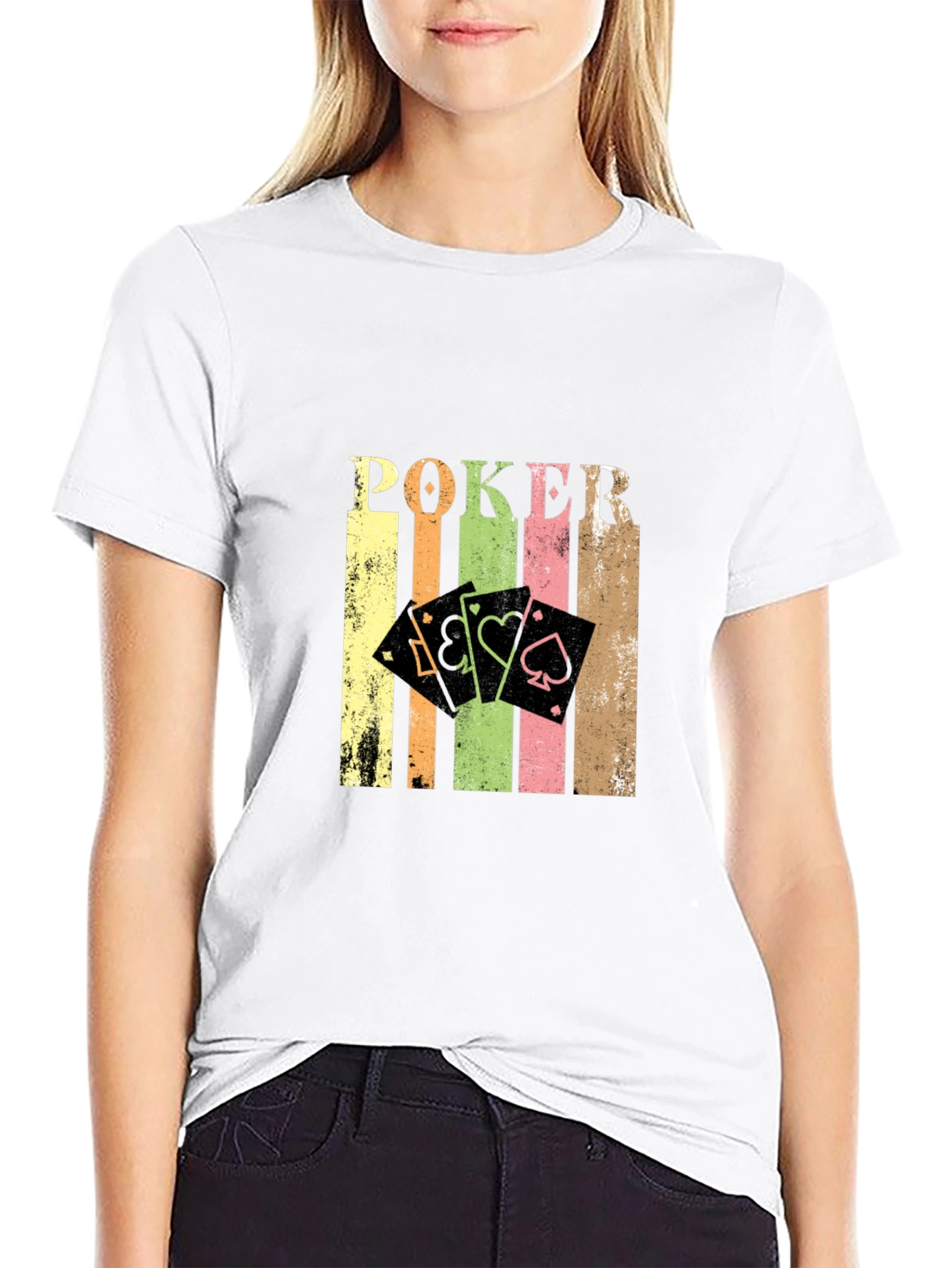 Retro Poker Card T-Shirt