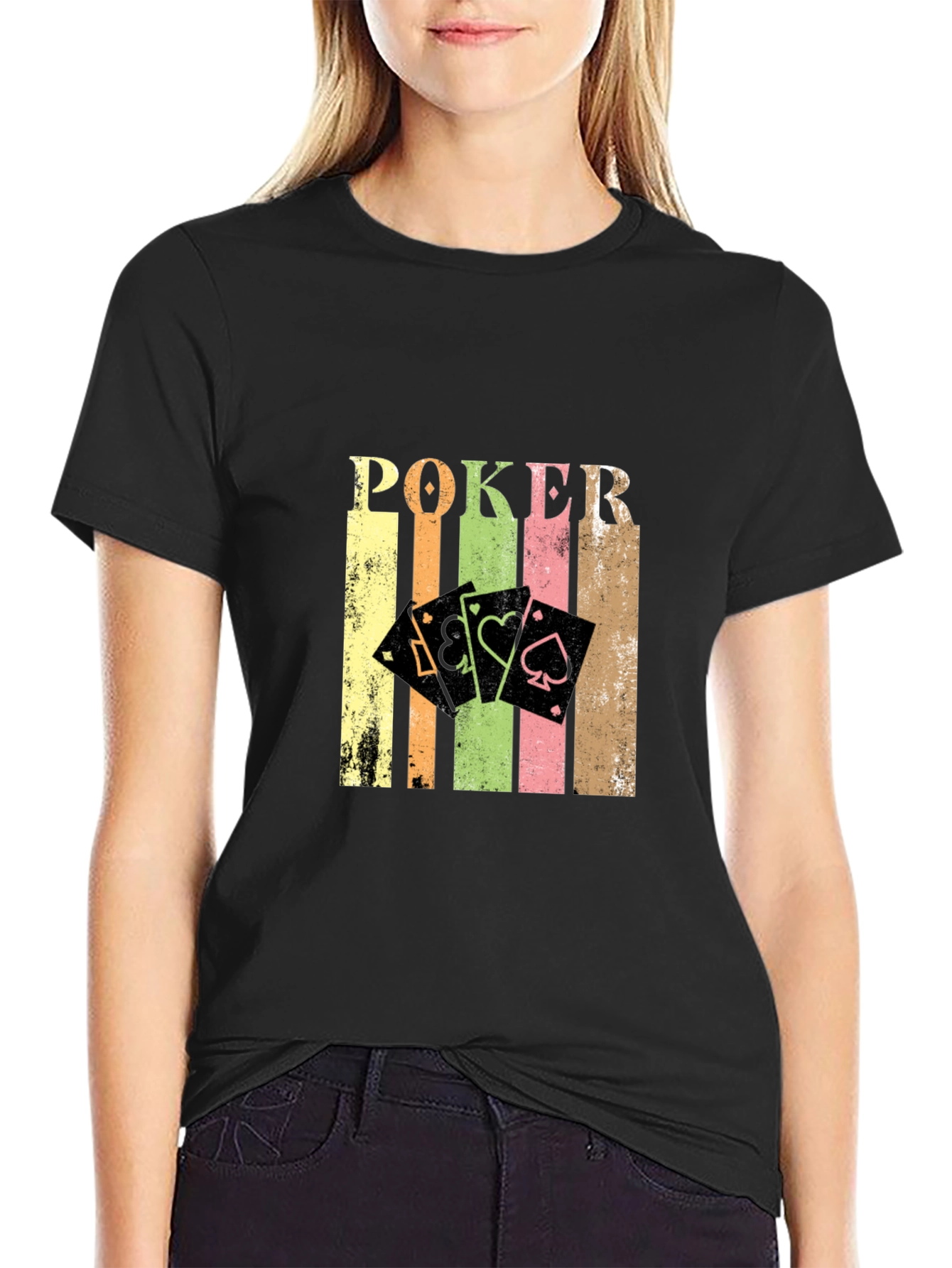 Retro Poker Card T-Shirt