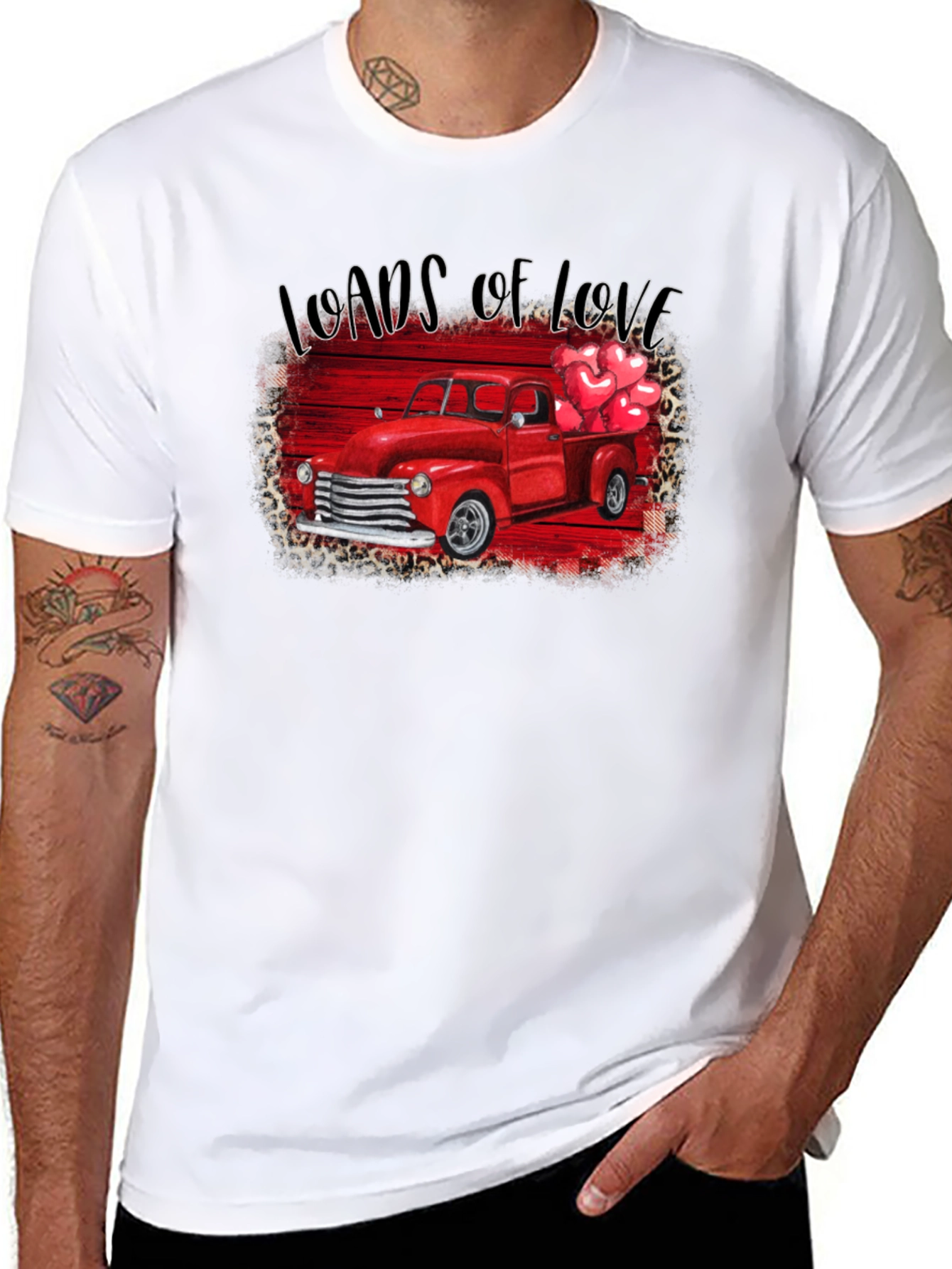 Loads of Love Valentines Truck T-Shirt