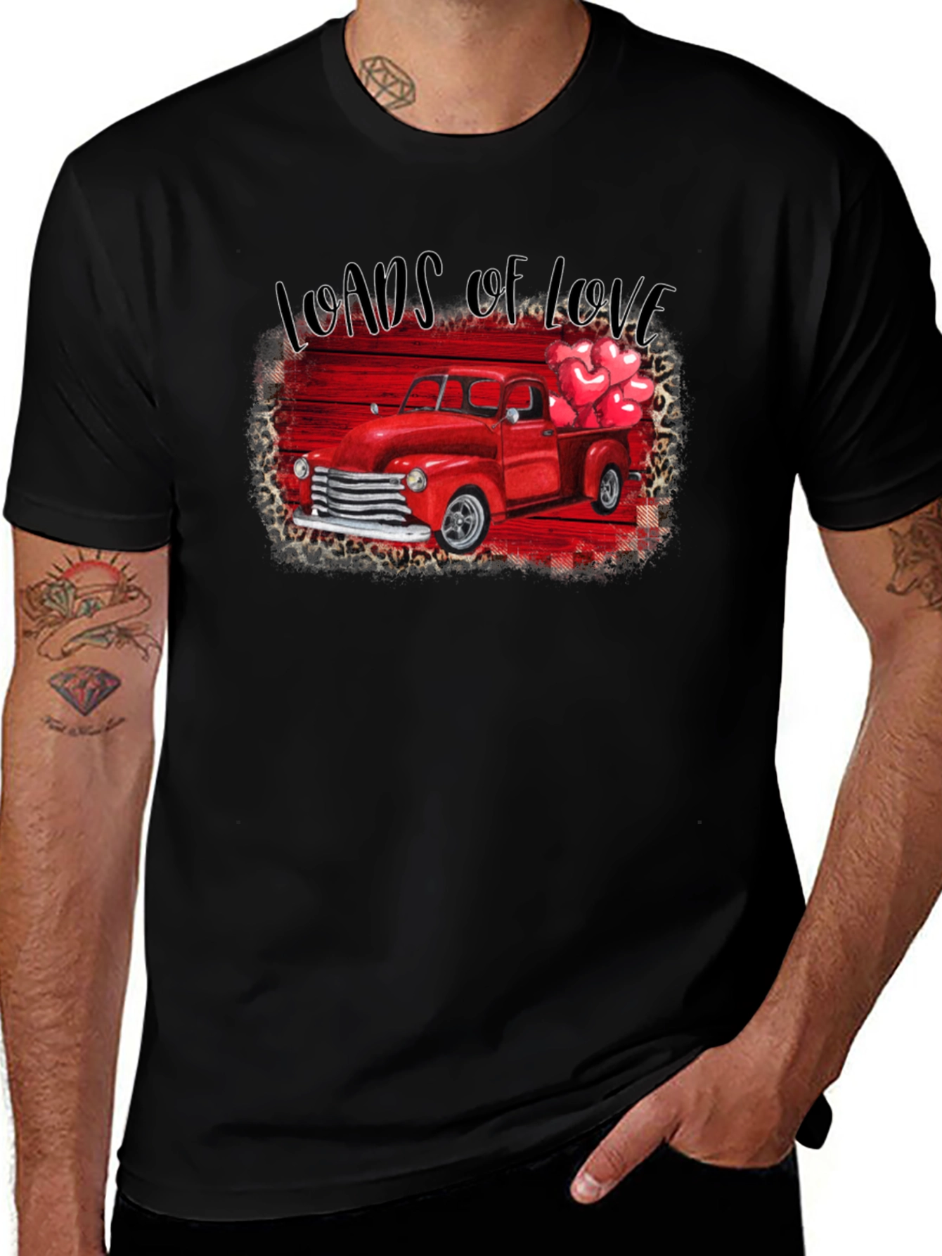 Loads of Love Valentines Truck T-Shirt