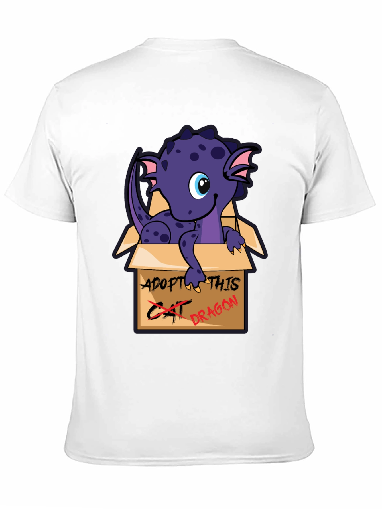 Adopt This Dragon T-Shirt - Cute Cartoon Design