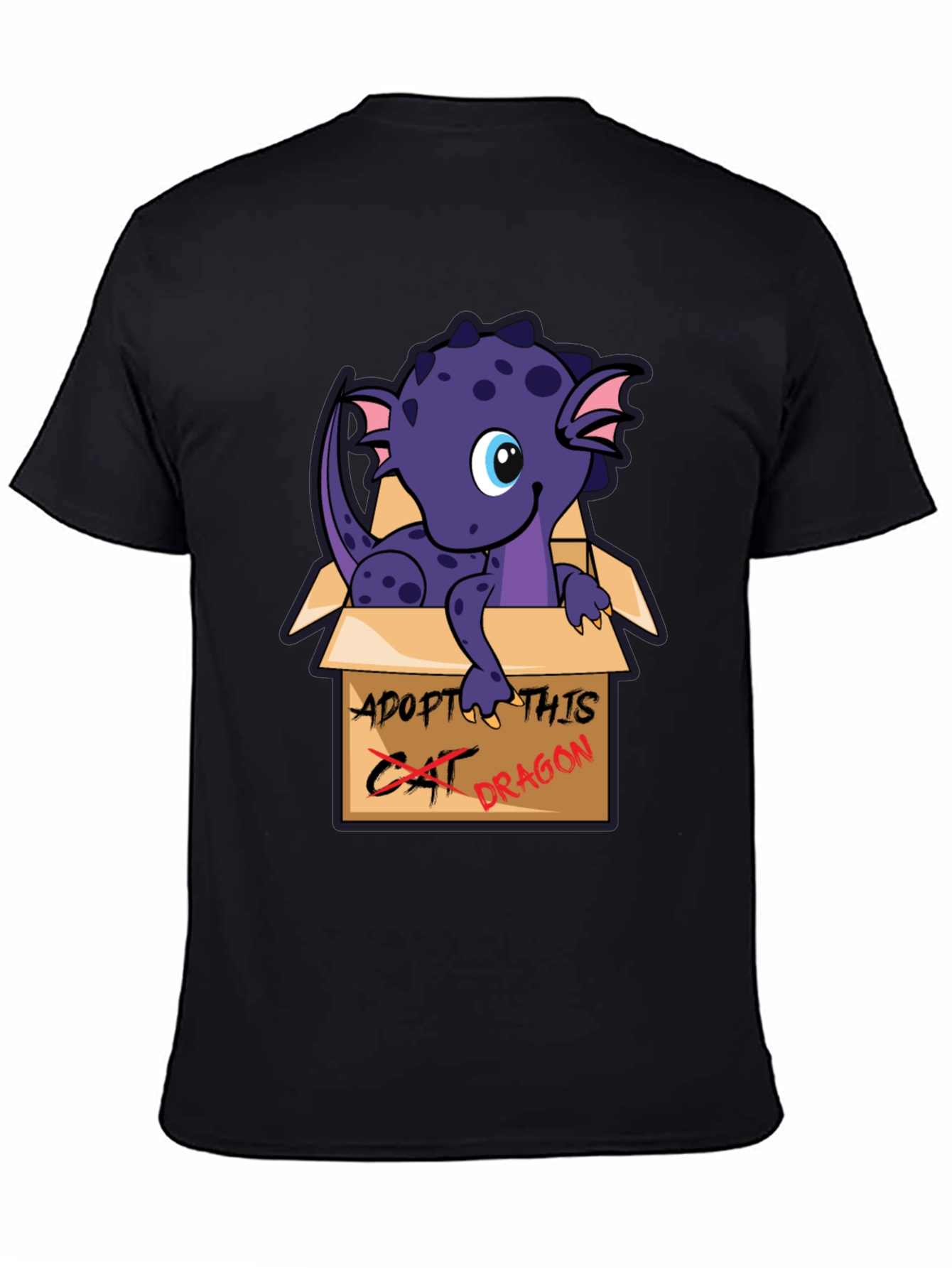 Adopt This Dragon T-Shirt - Cute Cartoon Design