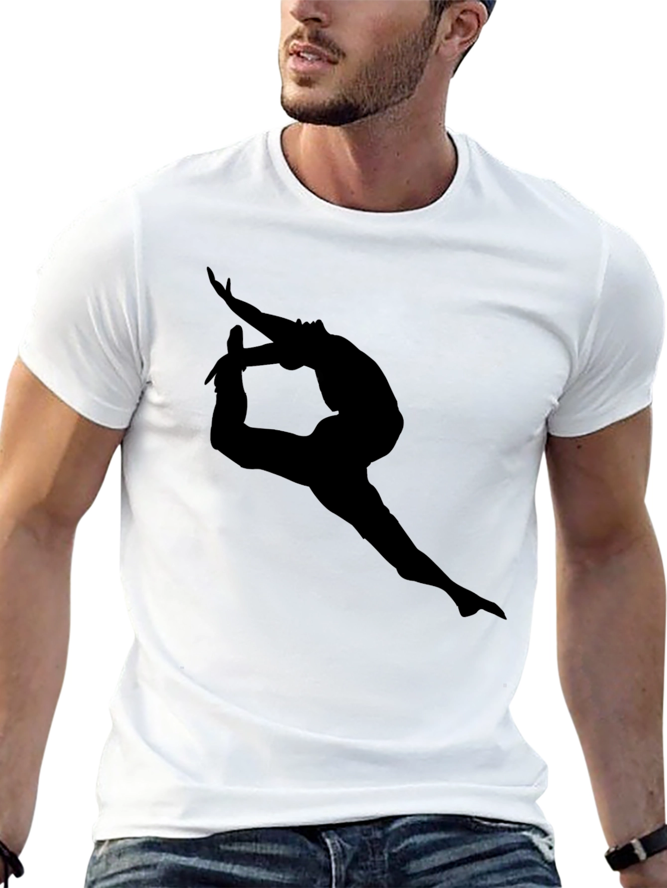 Black Dancer Silhouette T-Shirt