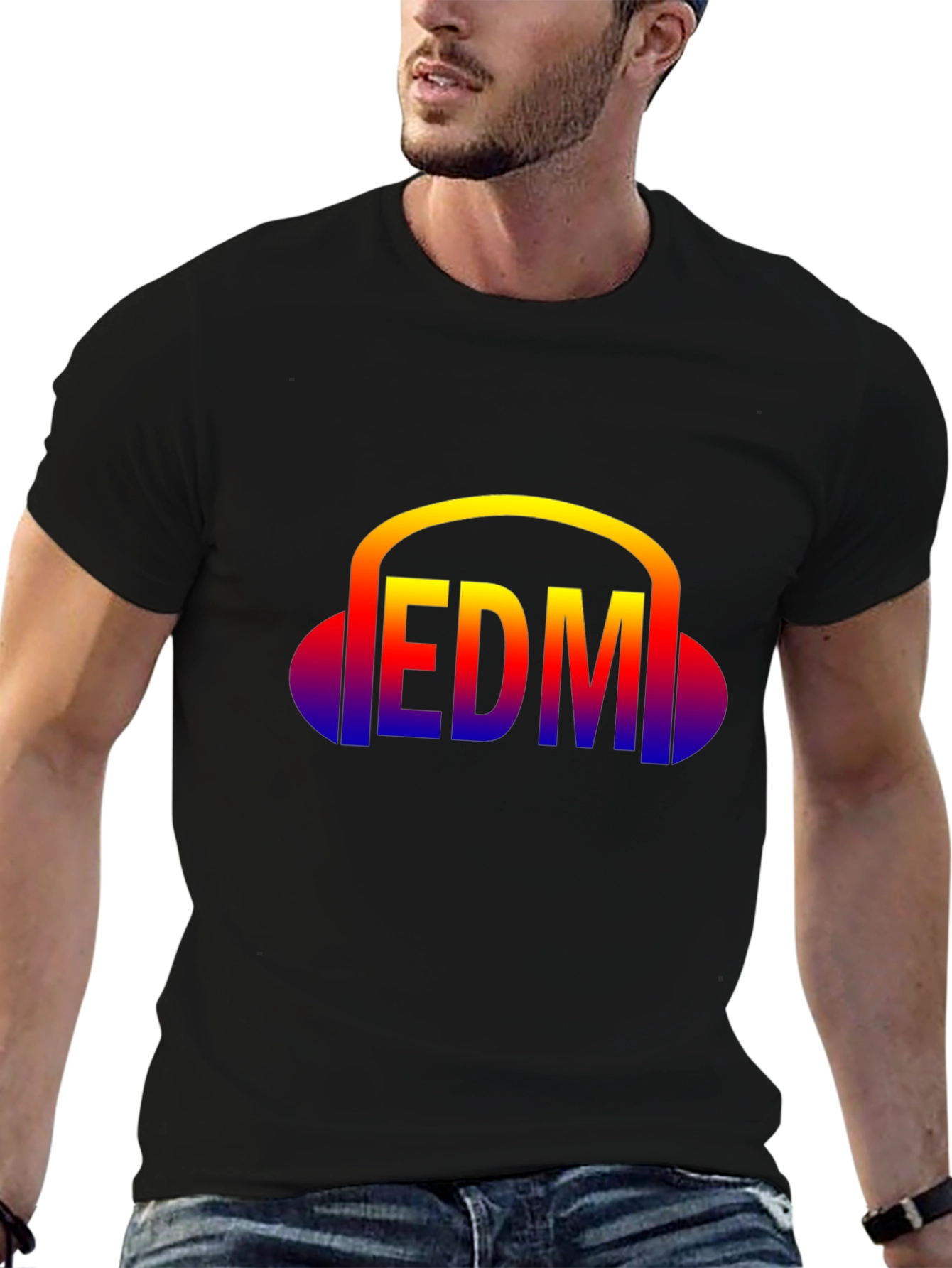 EDM Headphone Graphic T-Shirt - Music Lover Tee