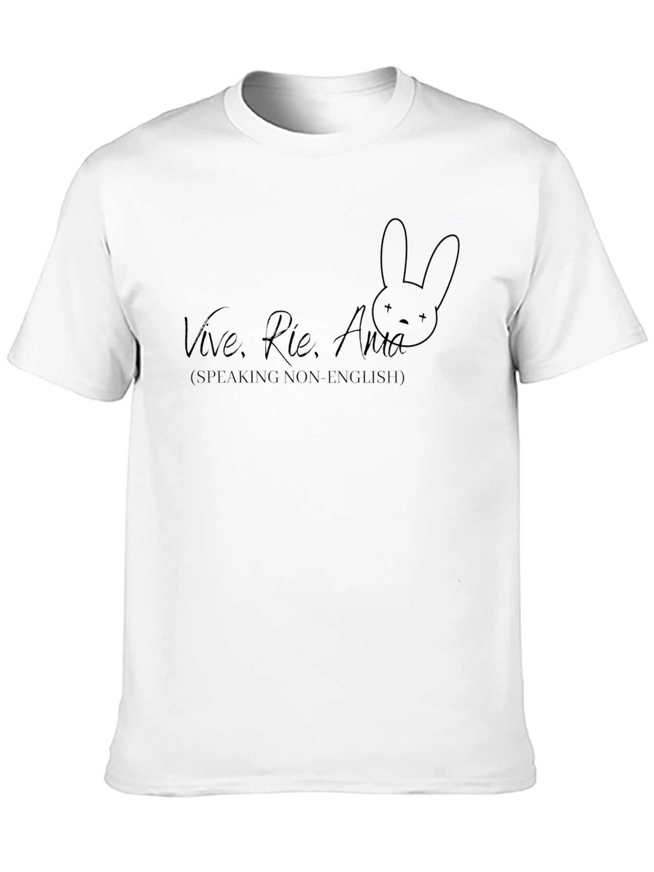 Live Laugh Ama Bad Bunny Inspired Graphic T-Shirt