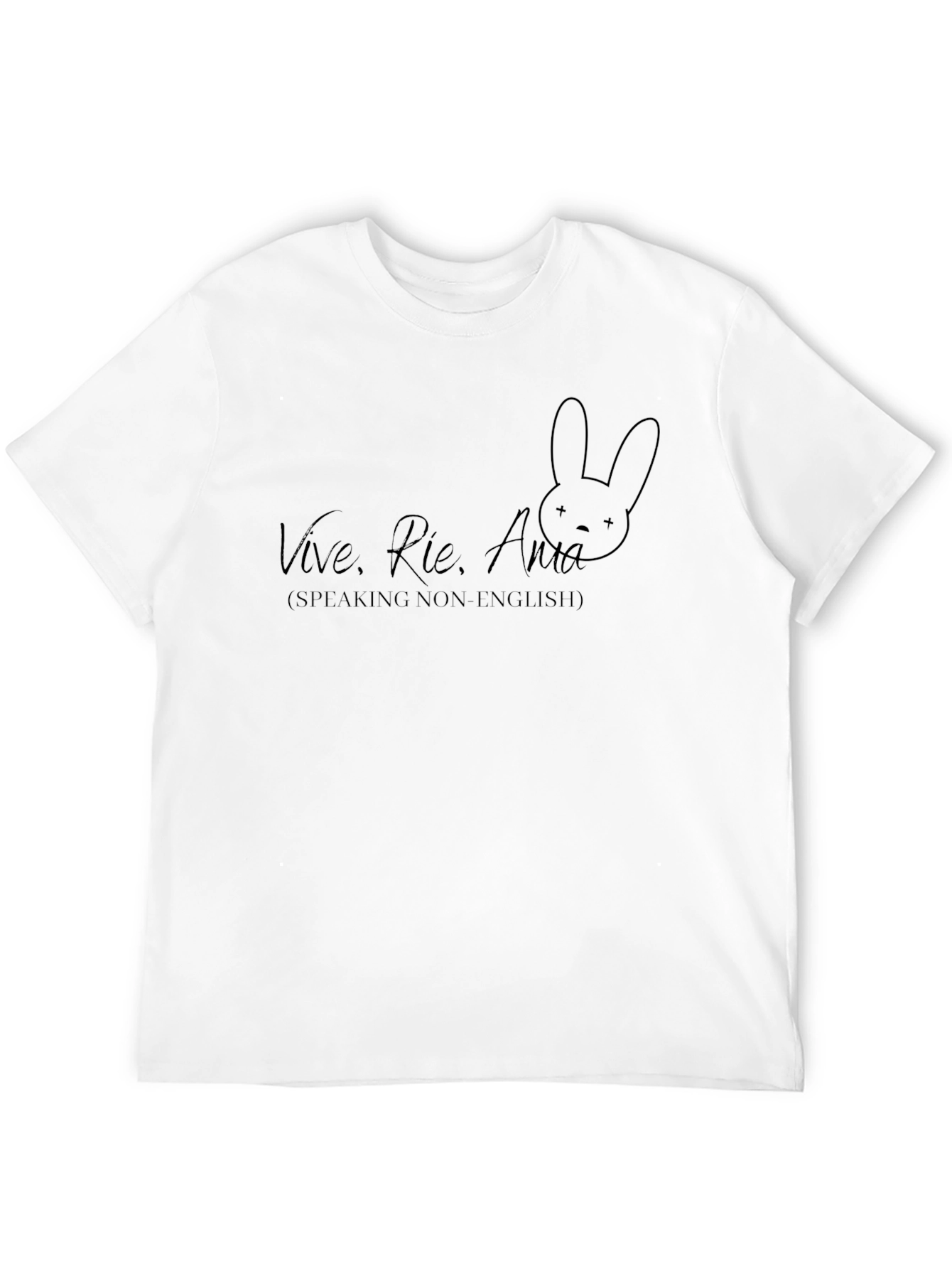 Live Laugh Ama Bad Bunny Inspired Graphic T-Shirt