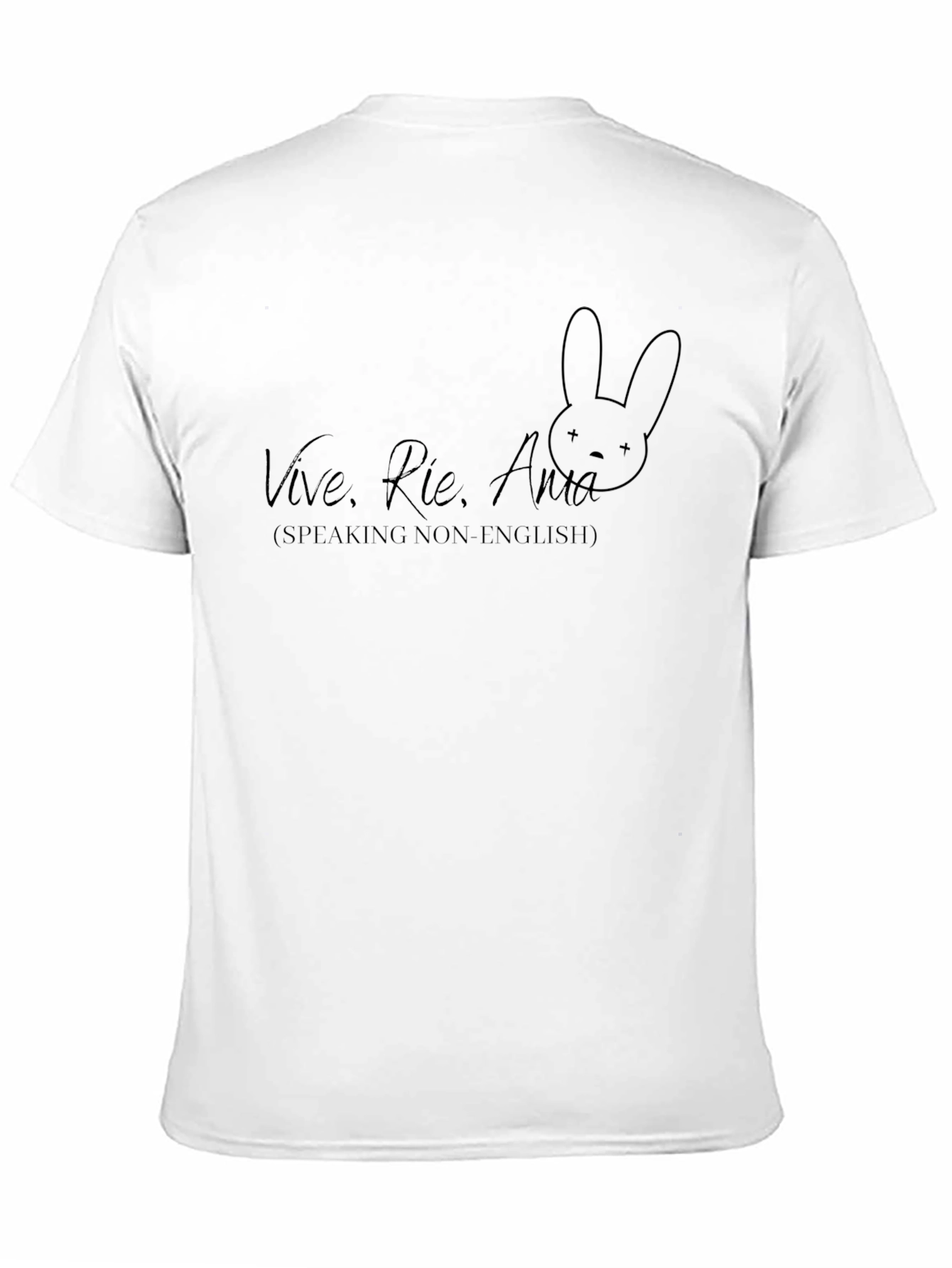 Live Laugh Ama Bad Bunny Inspired Graphic T-Shirt