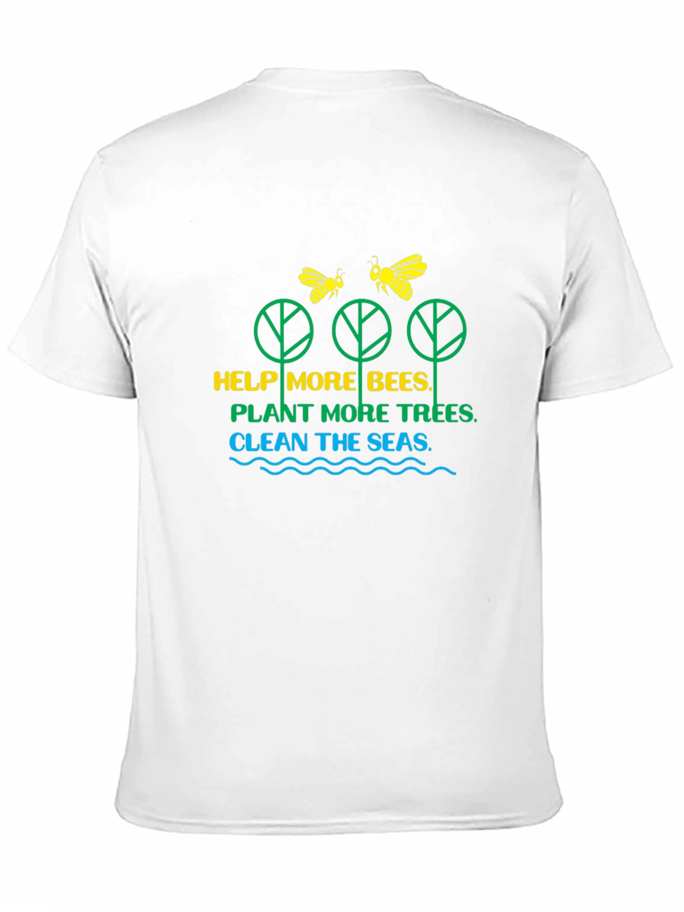 Eco-Friendly Bee & Tree Graphic Tee