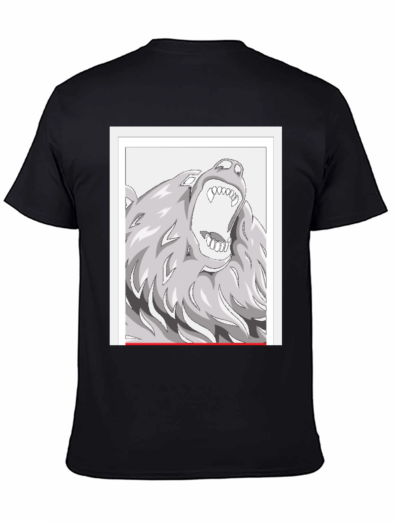Wolf Graphic Tee - Black