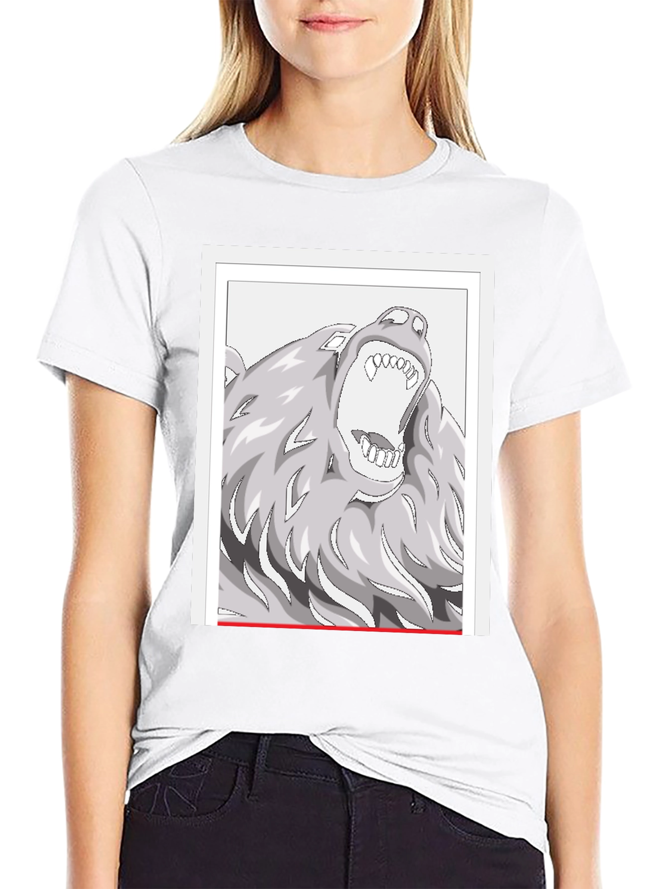 Wolf Graphic Tee - Black