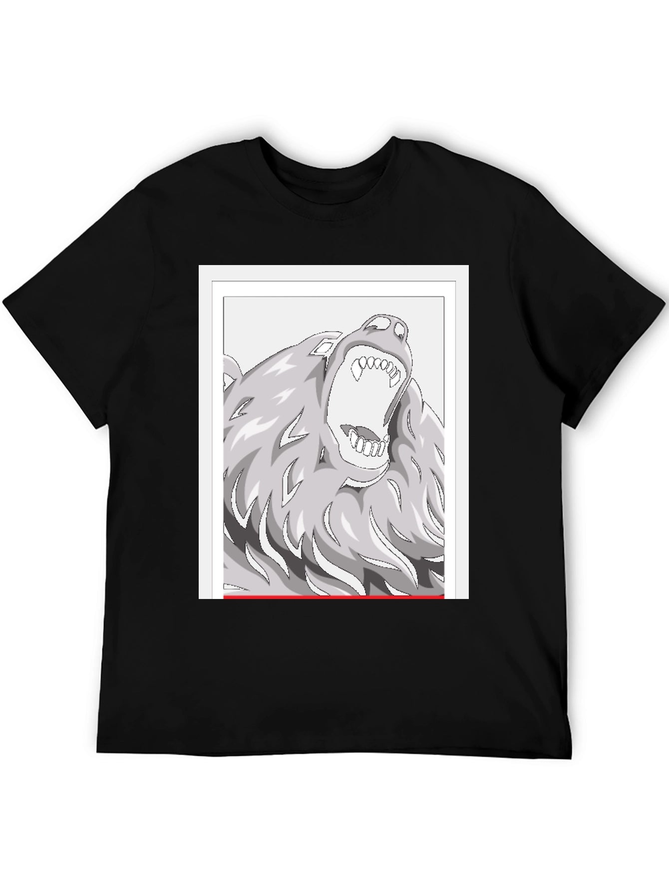 Wolf Graphic Tee - Black