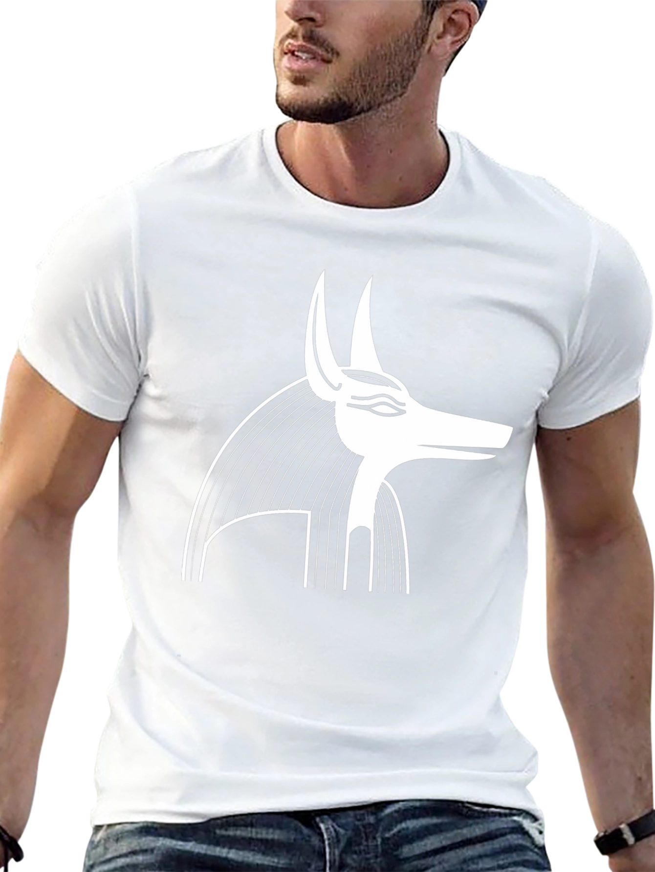 Anubis Graphic Tee - Egyptian God T-Shirt