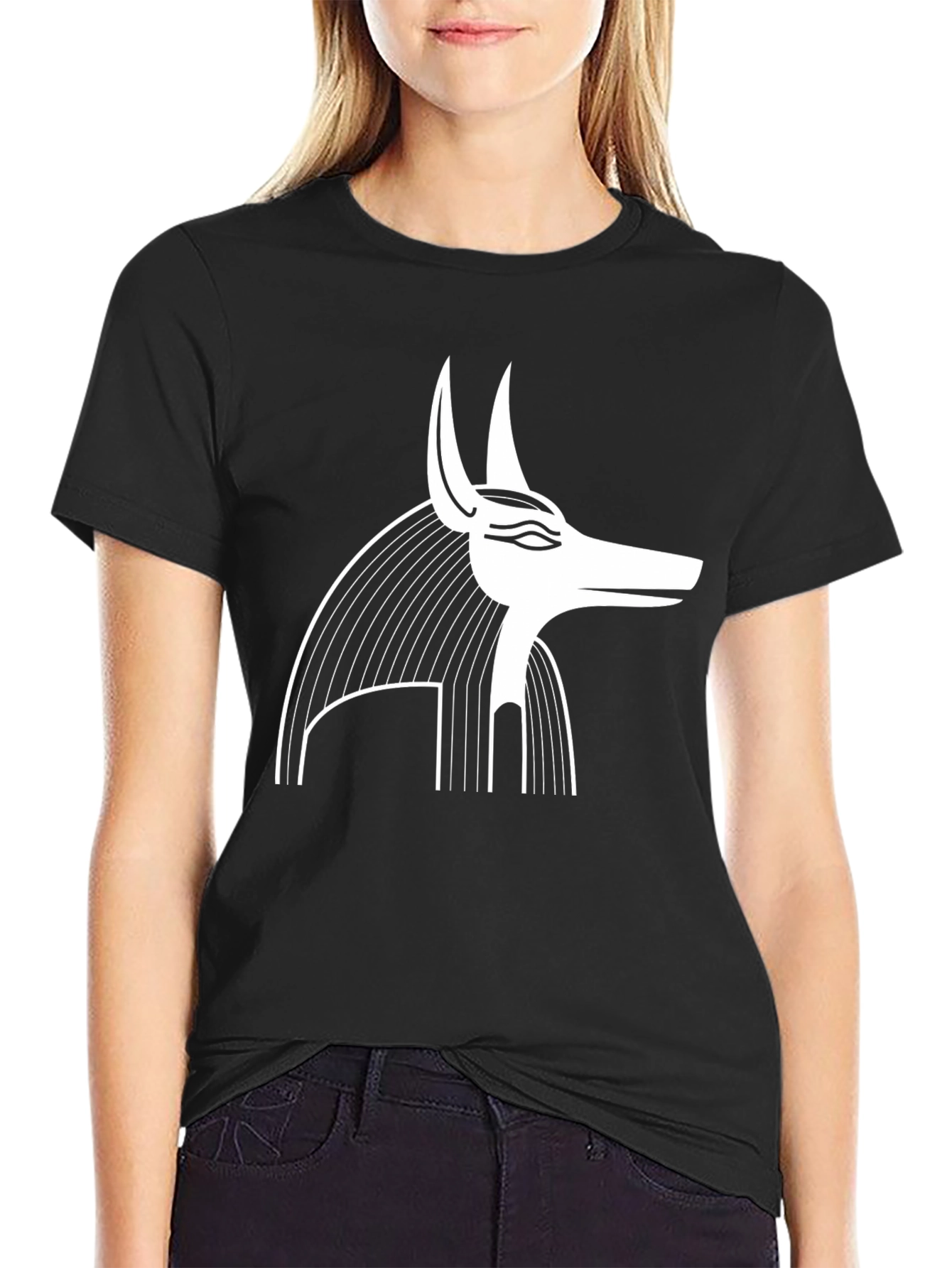 Anubis Graphic Tee - Egyptian God T-Shirt