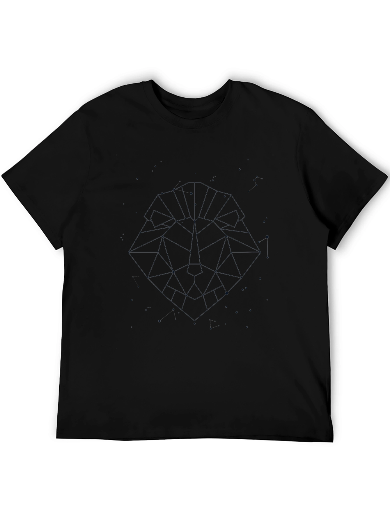 Geometric Lion Tee - Modern Graphic T-Shirt