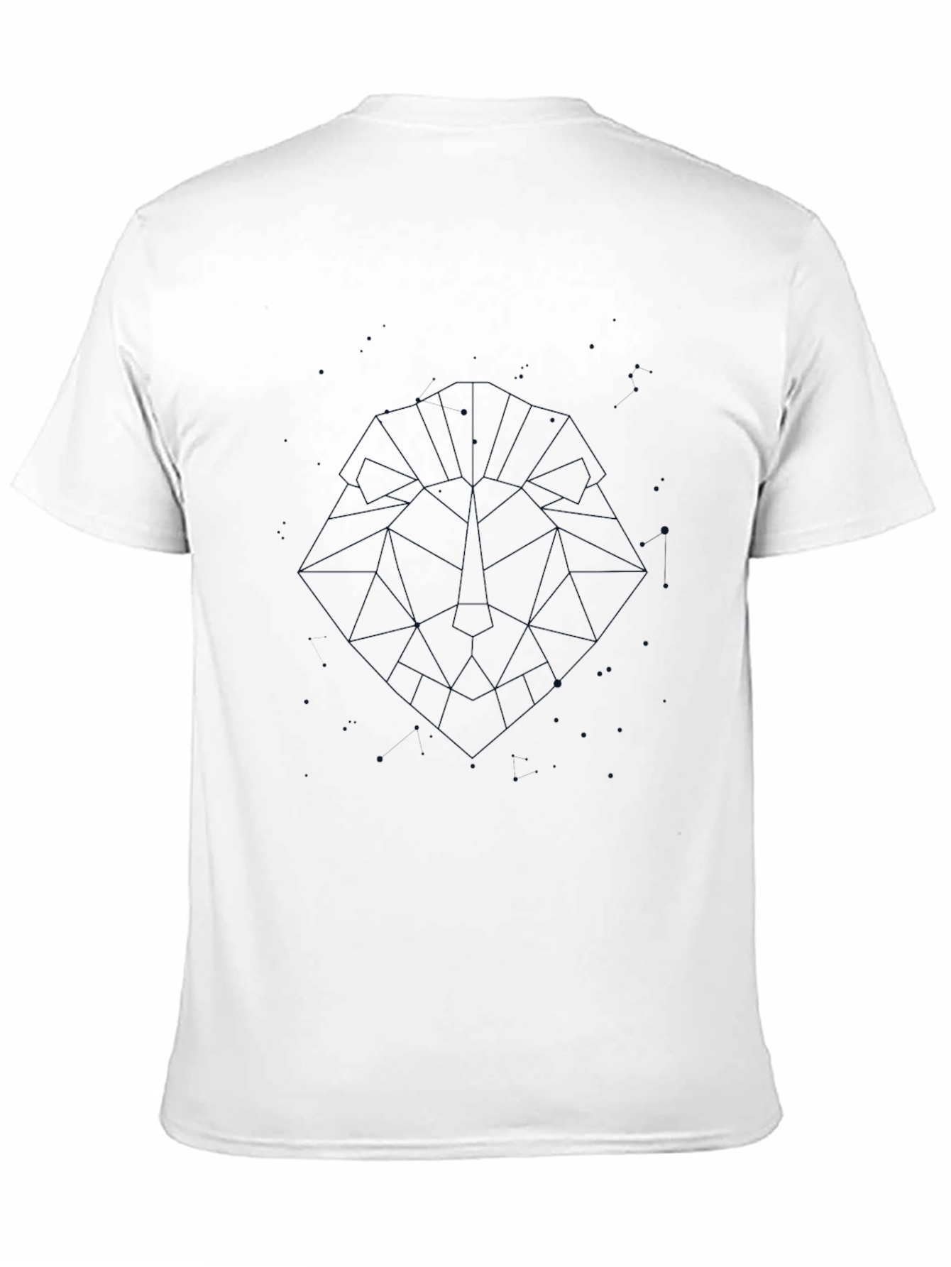 Geometric Lion Tee - Modern Graphic T-Shirt