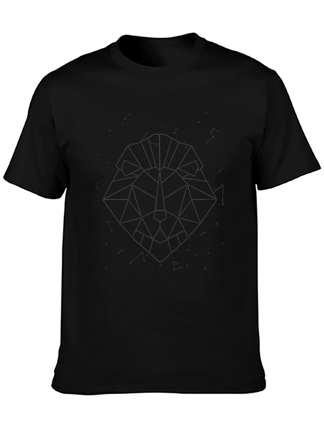 Geometric Lion Tee - Modern Graphic T-Shirt