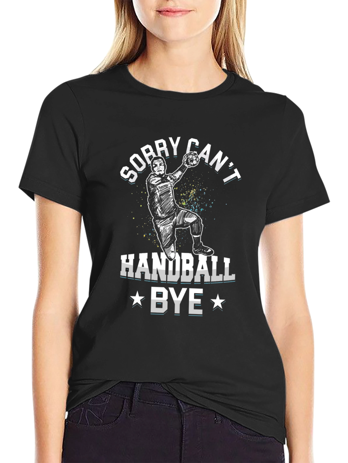 Handball Graphic Tee - Sorry Cant Bye T-Shirt