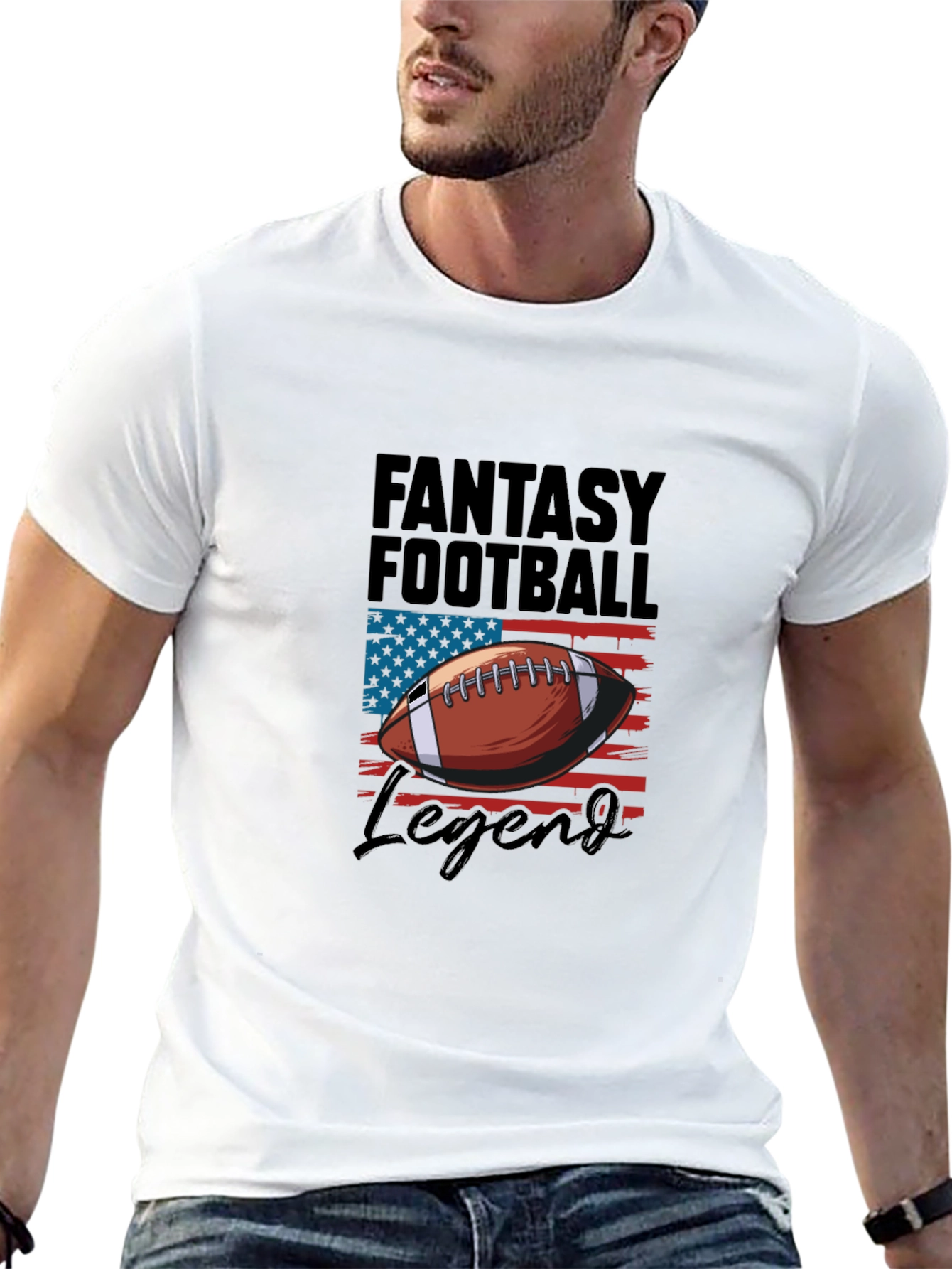 Fantasy Football Legend Tee - American Flag