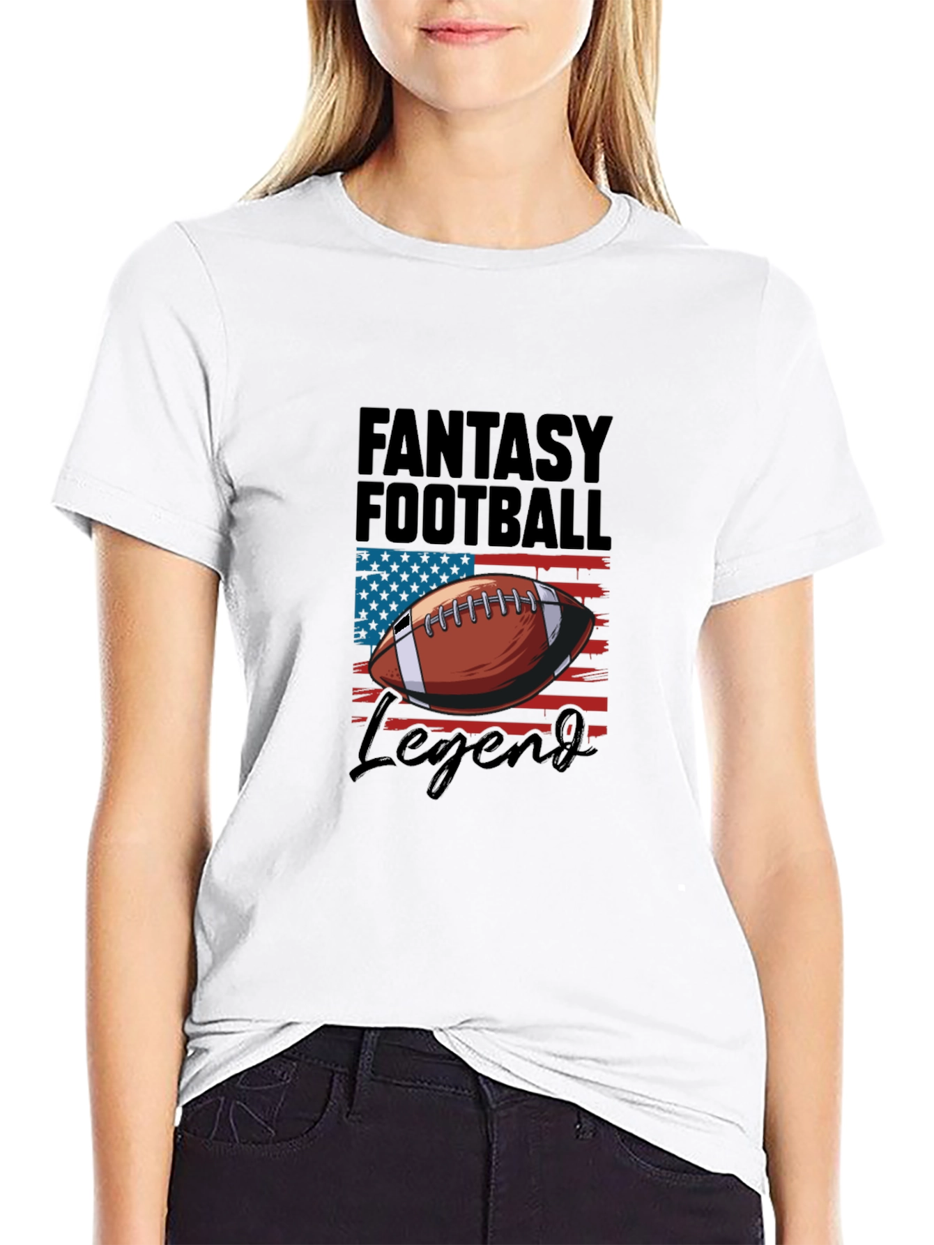 Fantasy Football Legend Tee - American Flag