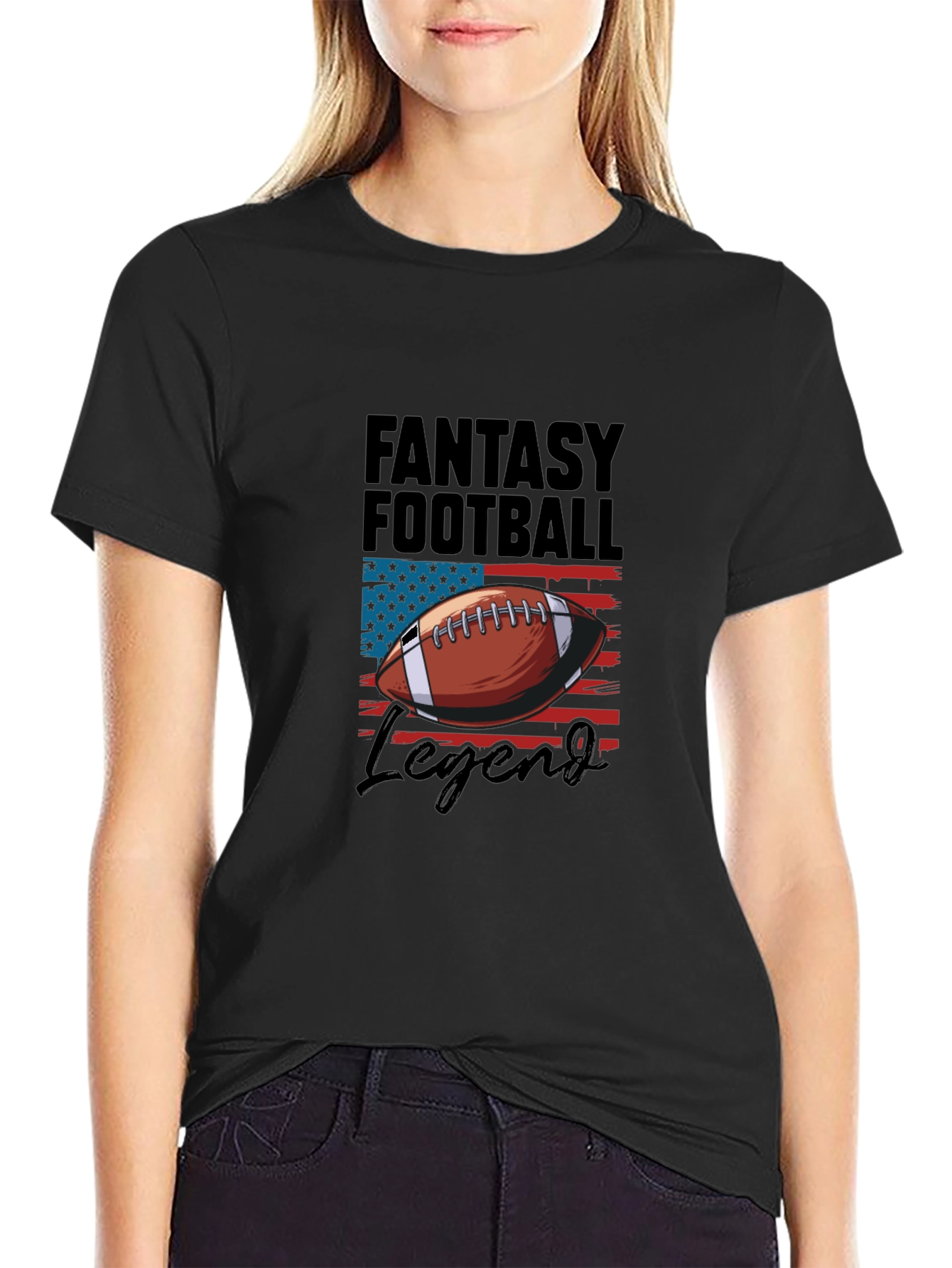Fantasy Football Legend Tee - American Flag