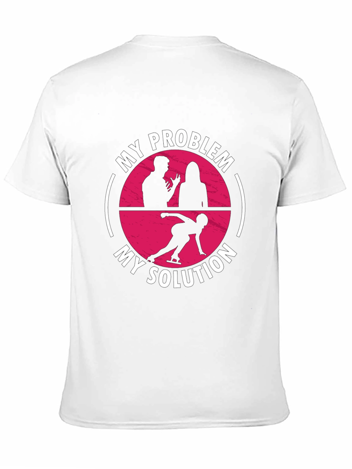 My Problem My Solution Ice Skating Graphic Tee