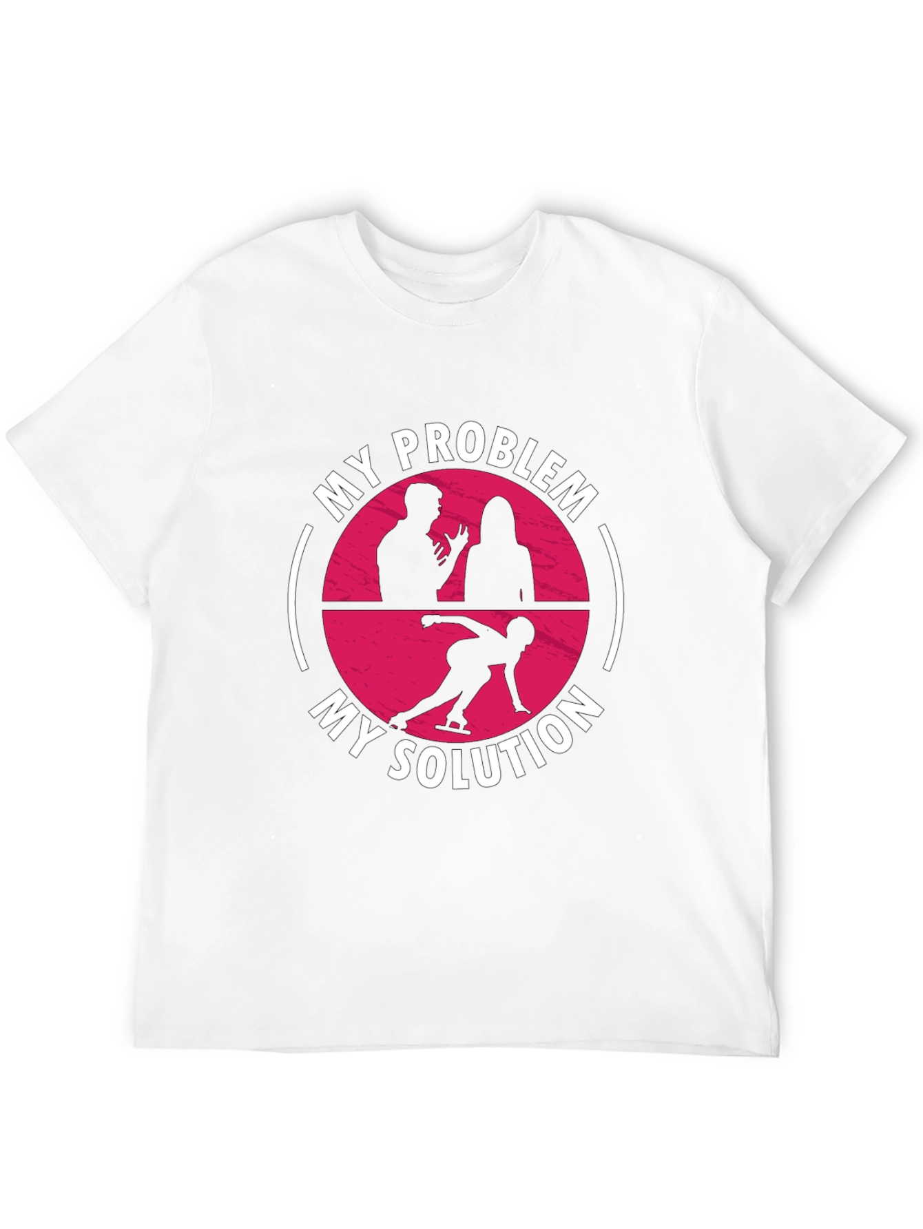 My Problem My Solution Ice Skating Graphic Tee