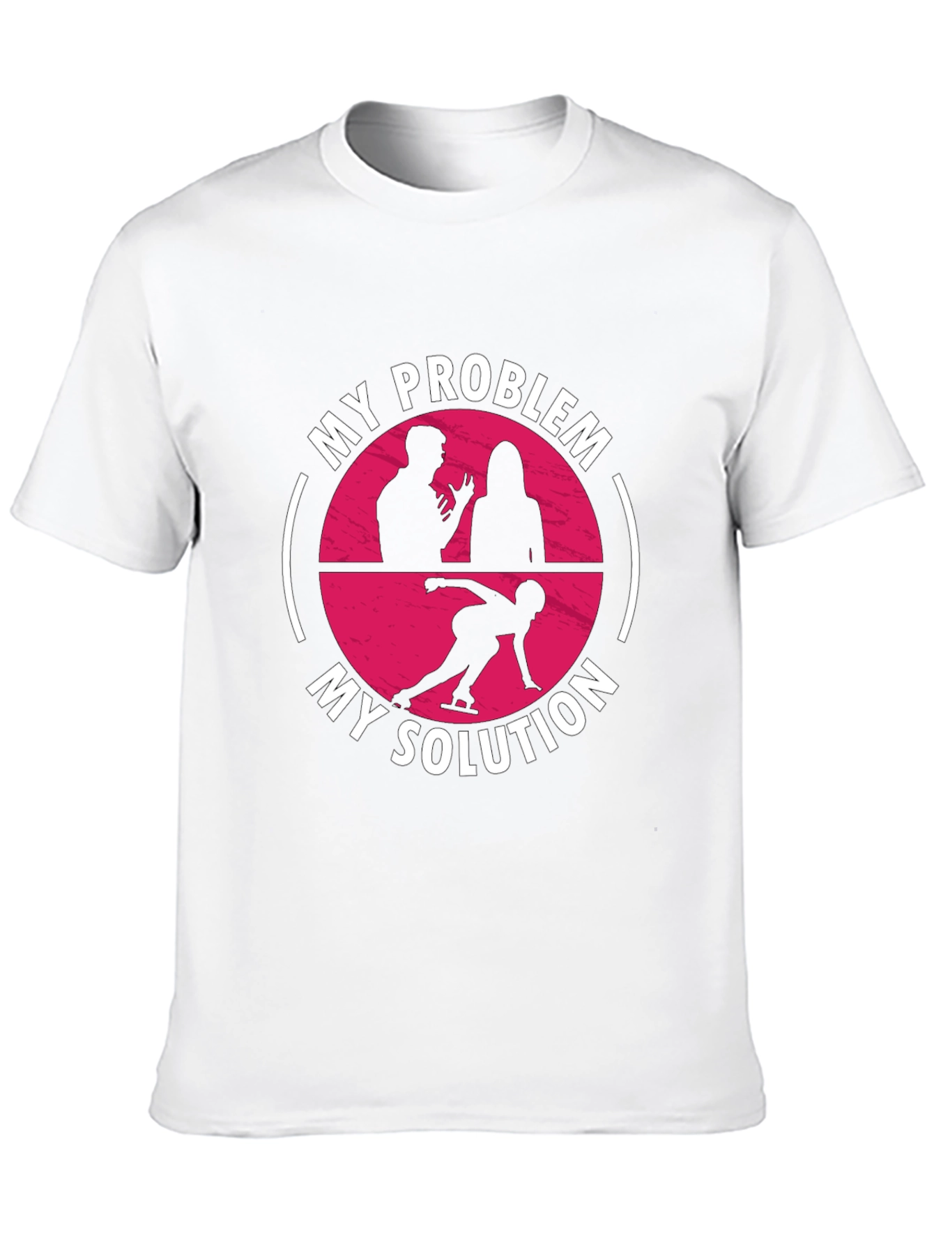 My Problem My Solution Ice Skating Graphic Tee
