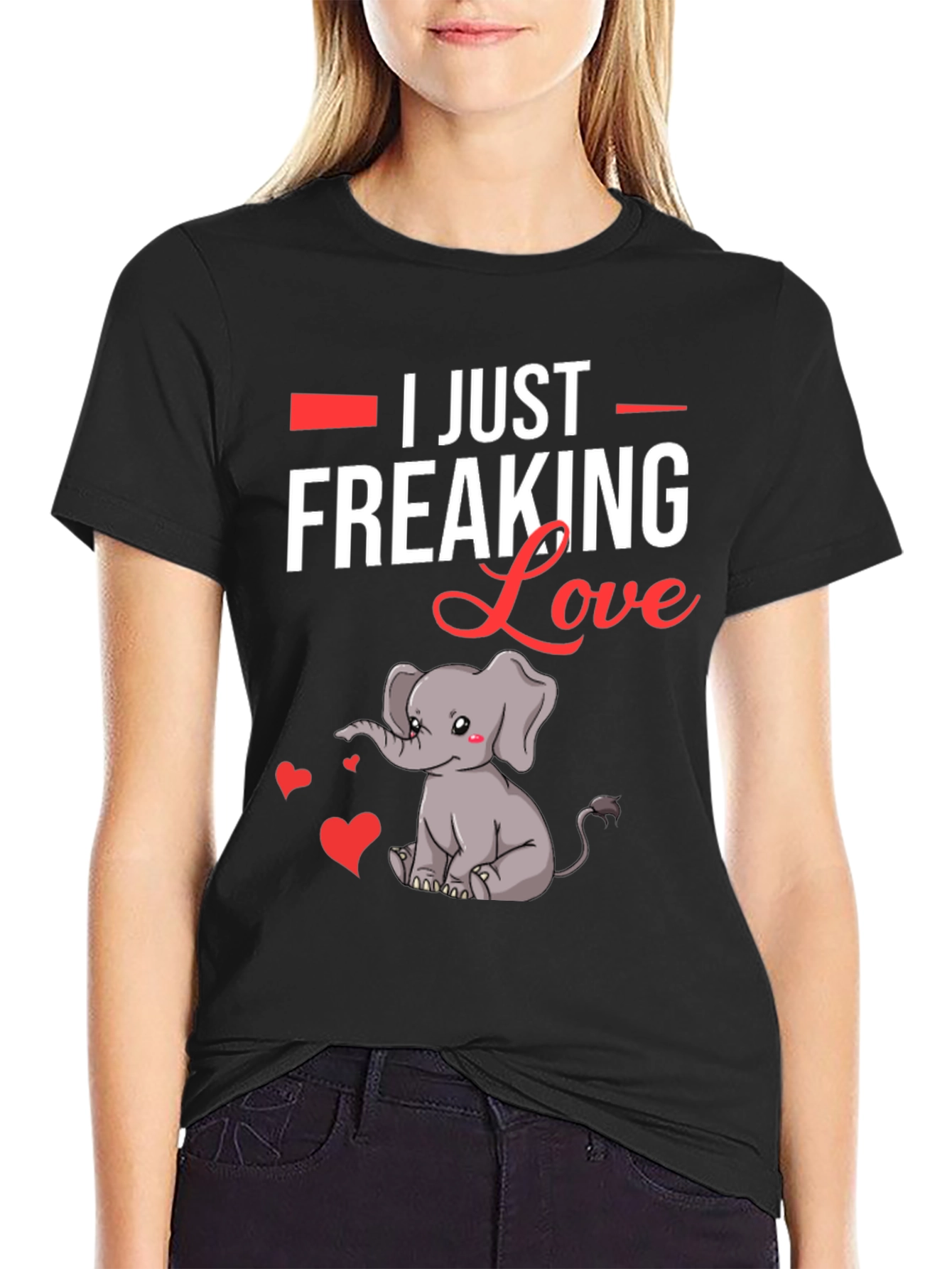 I Just Freaking Love Elephants T-Shirt