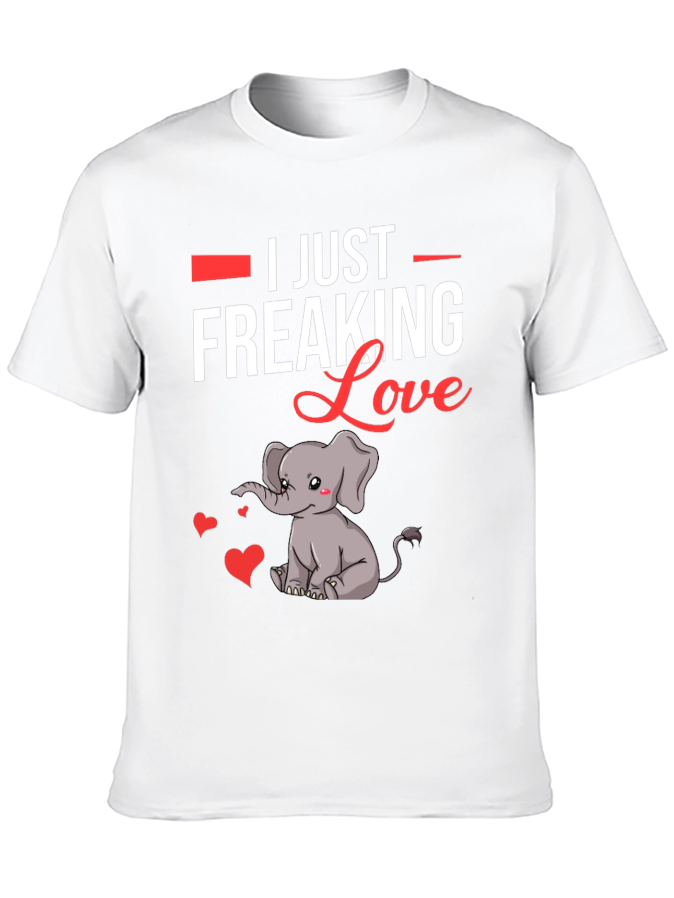 I Just Freaking Love Elephants T-Shirt