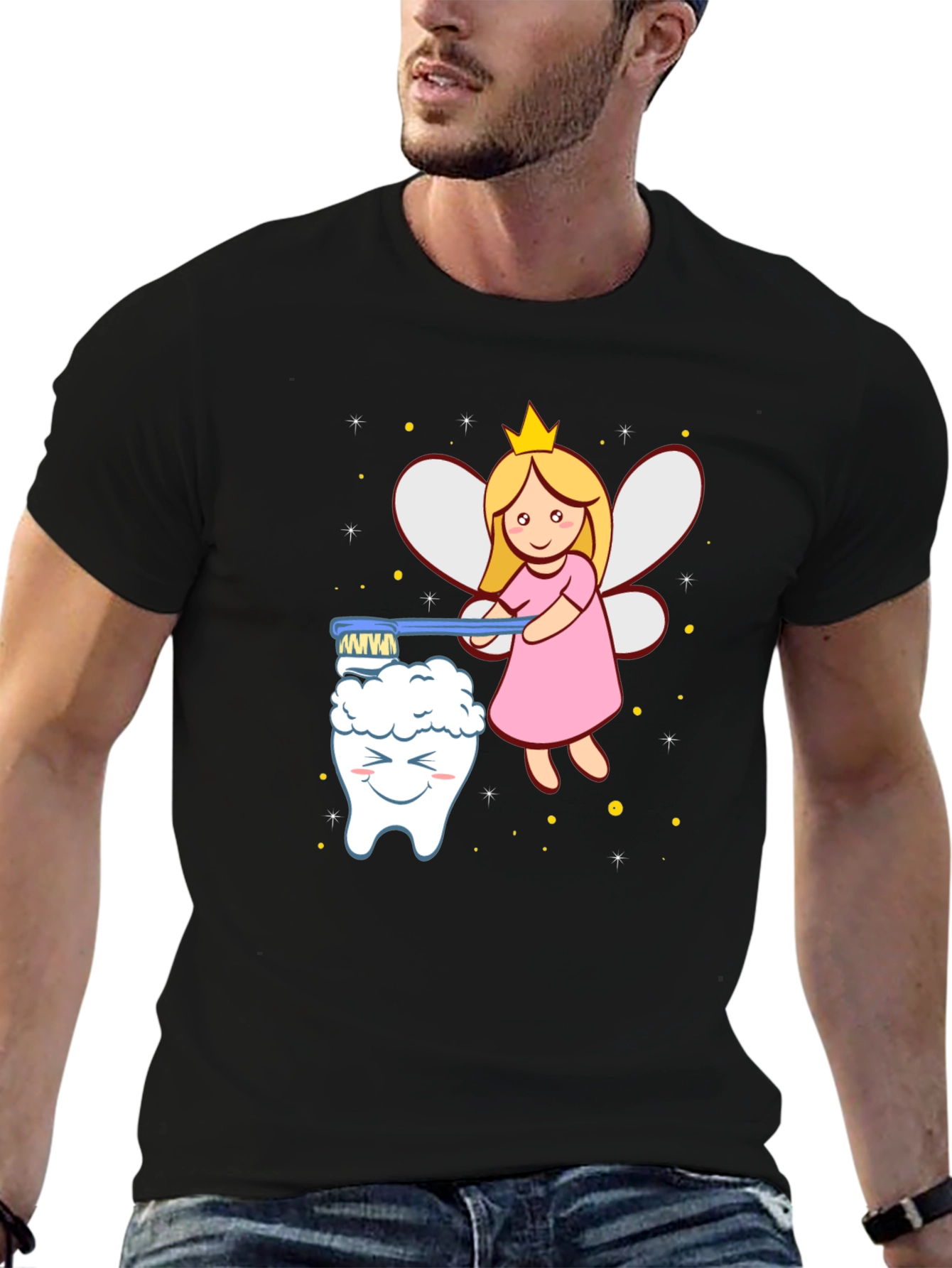 Dental Fairy Graphic Tee - Brush Your Teeth!