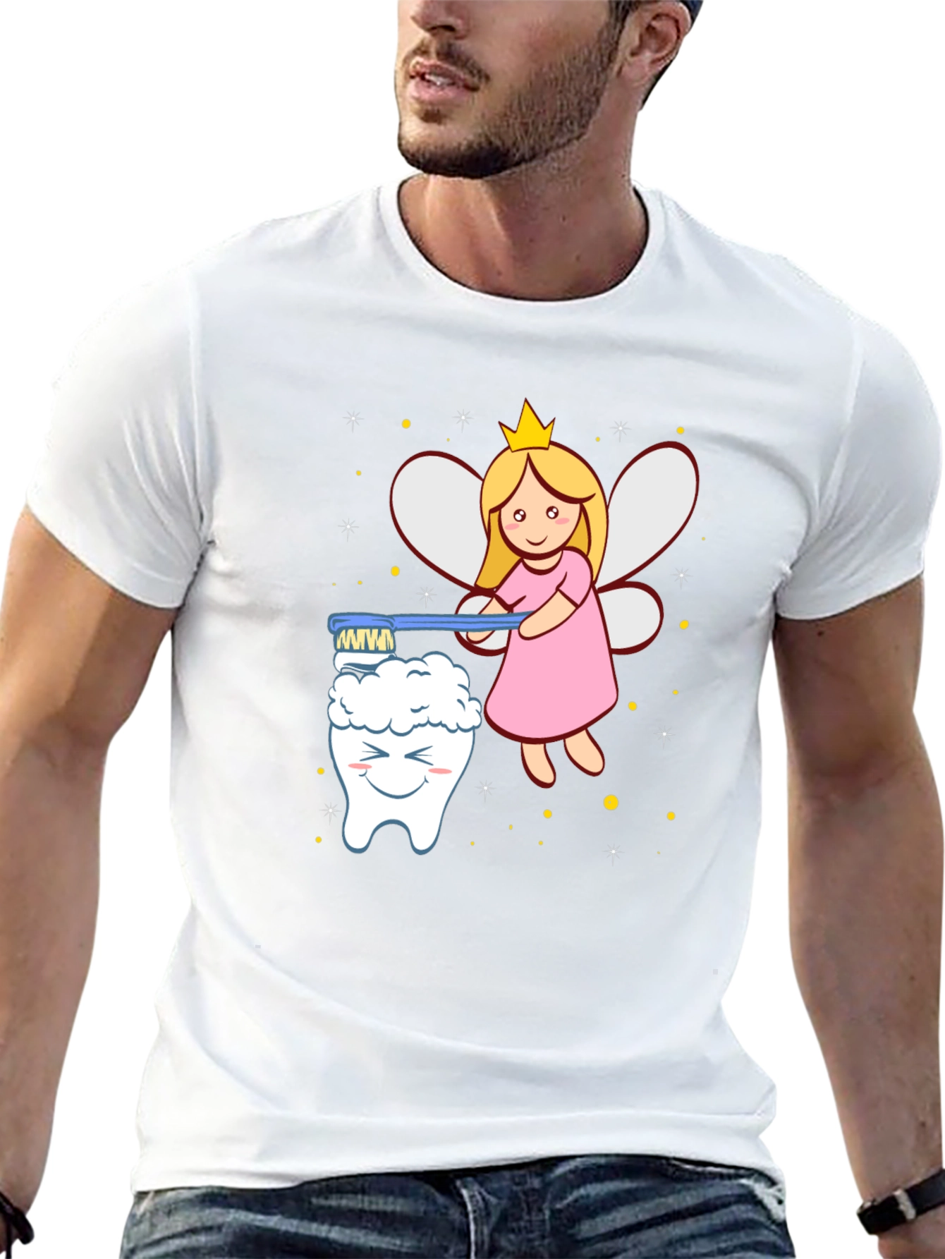 Dental Fairy Graphic Tee - Brush Your Teeth!