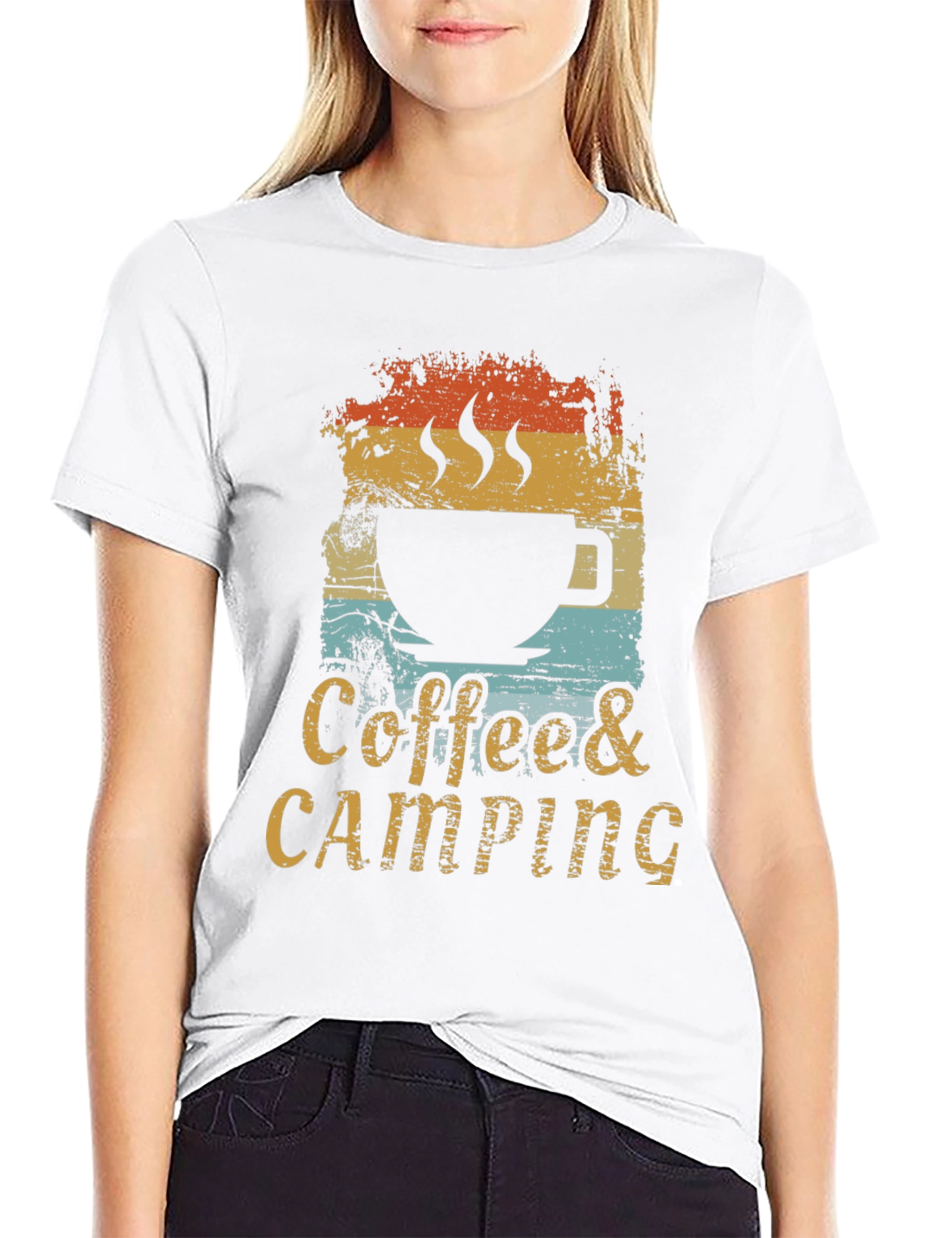 Coffee & Camping Graphic Tee