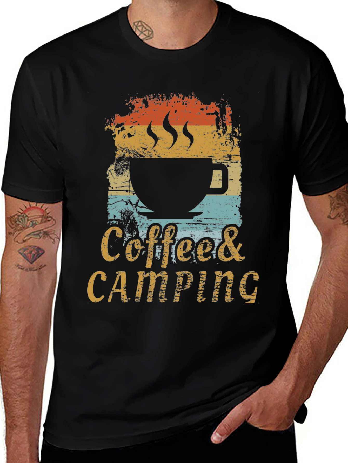 Coffee & Camping Graphic Tee