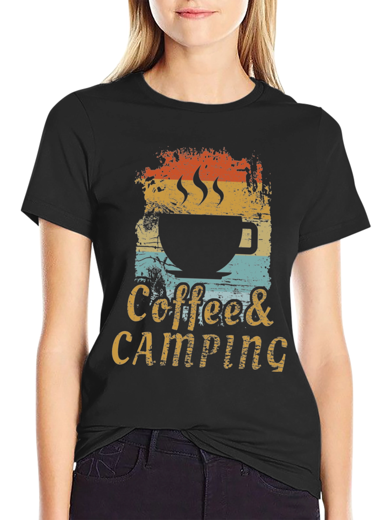 Coffee & Camping Graphic Tee