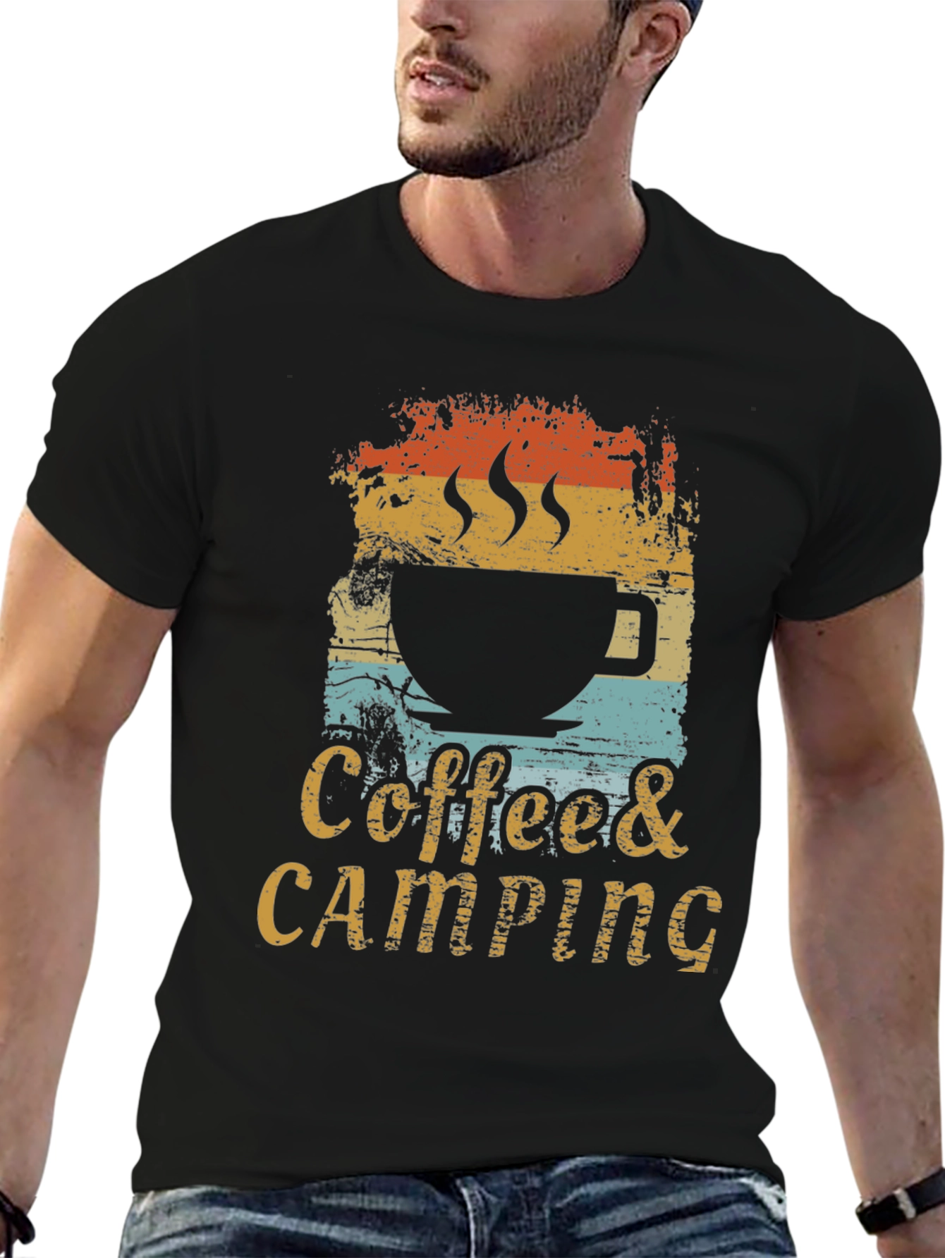 Coffee & Camping Graphic Tee