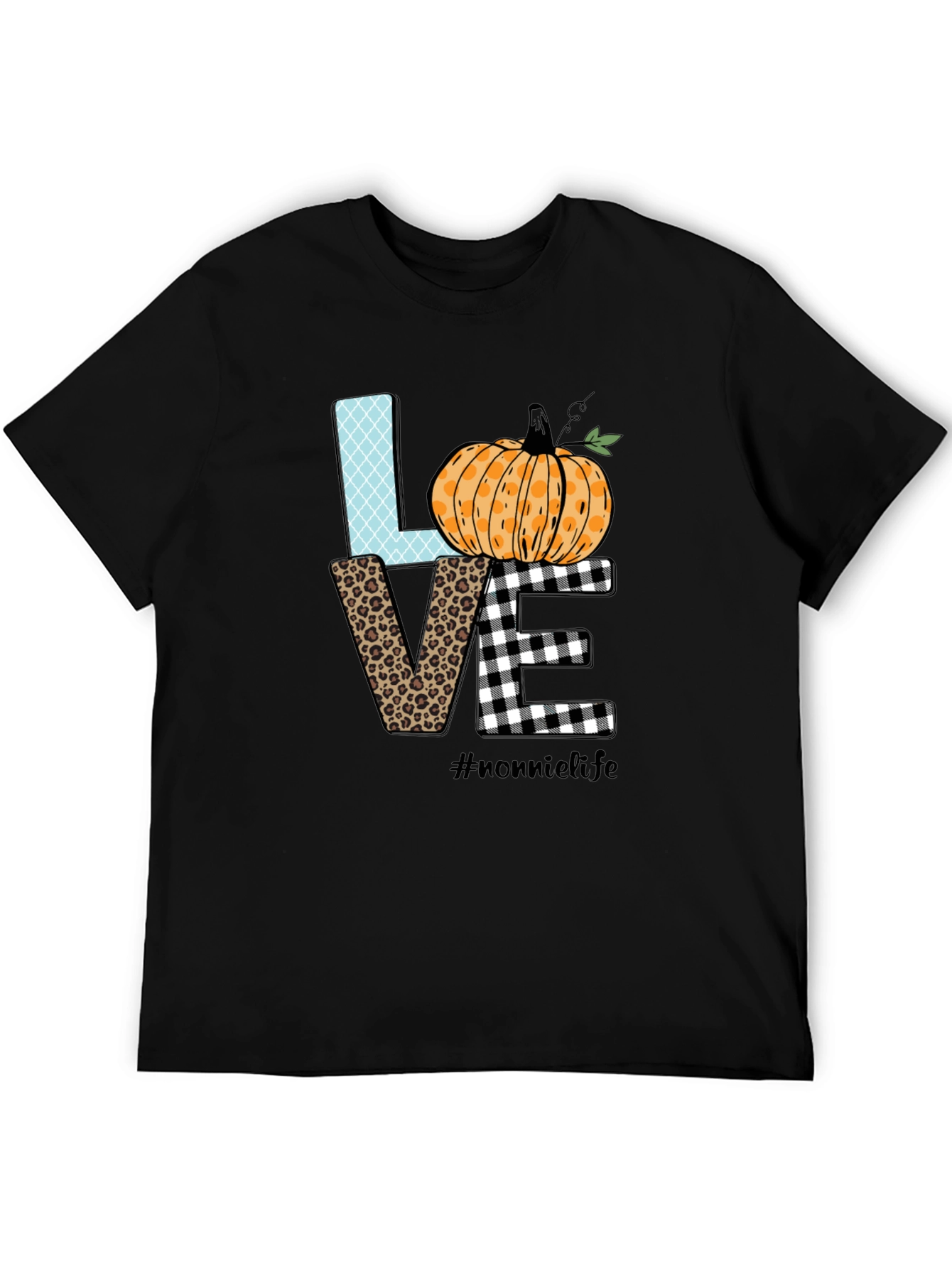 Fall Love Nonnie Life Graphic T-Shirt