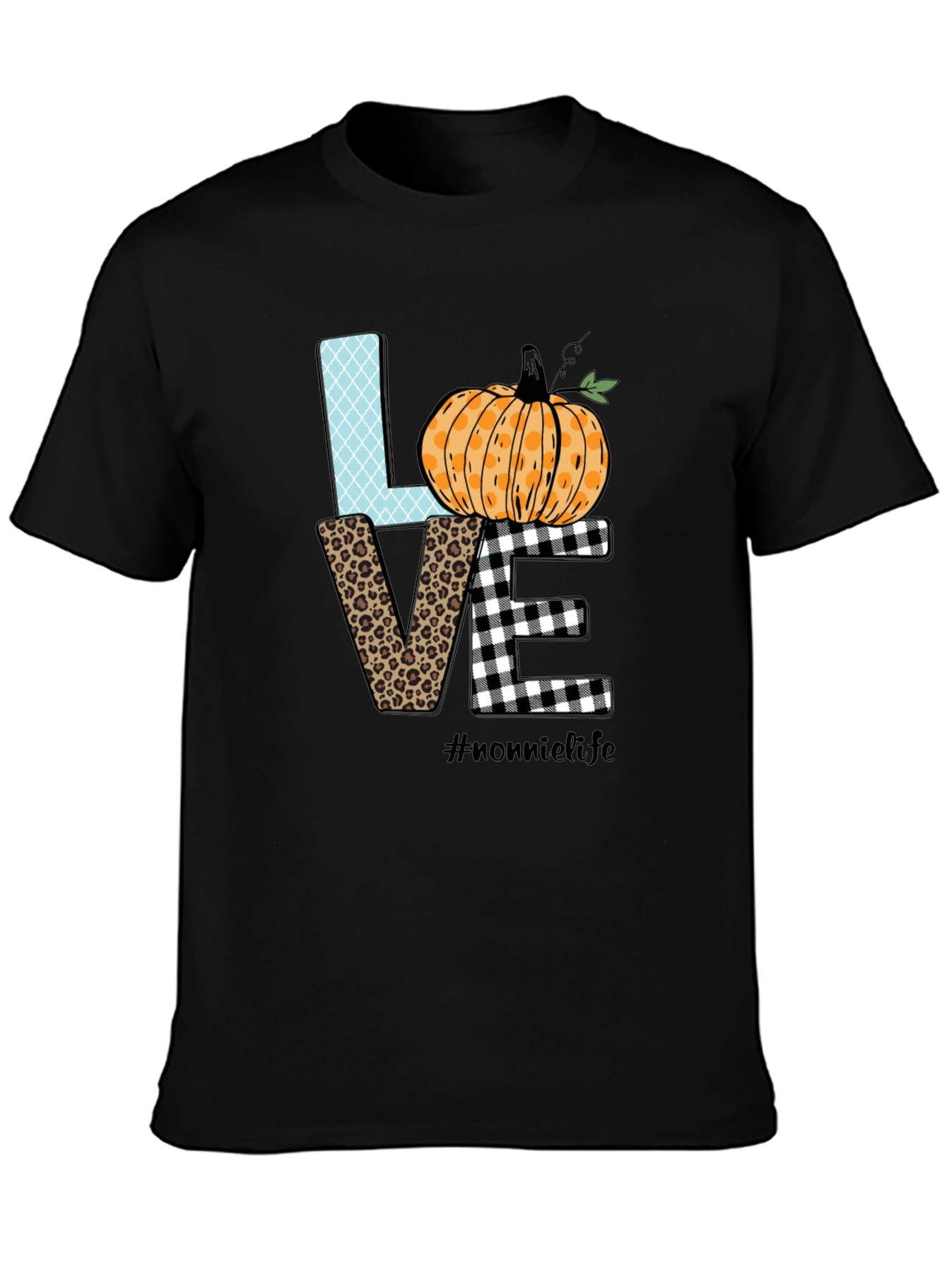 Fall Love Nonnie Life Graphic T-Shirt