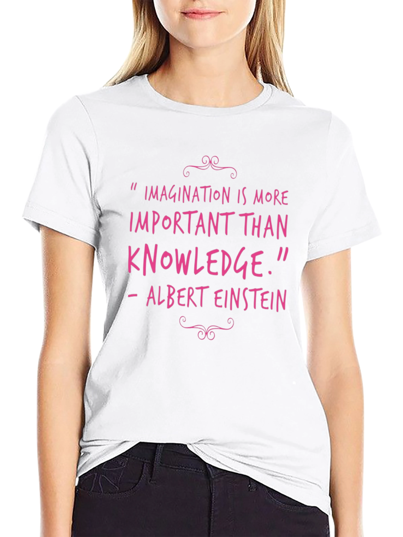 Einstein Imagination T-Shirt - Soft Black Tee