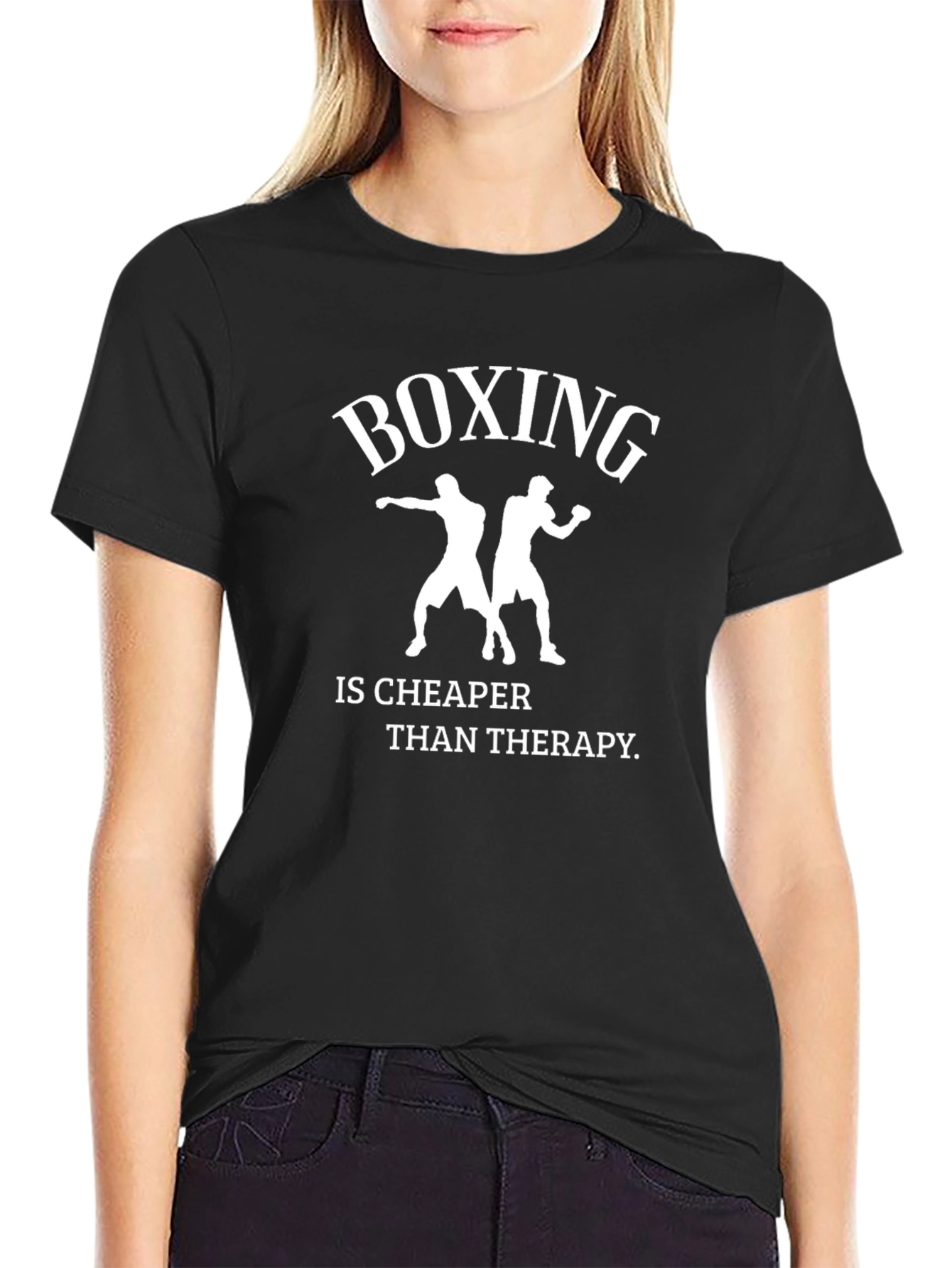 Boxing is Cheaper Therapy T-Shirt
