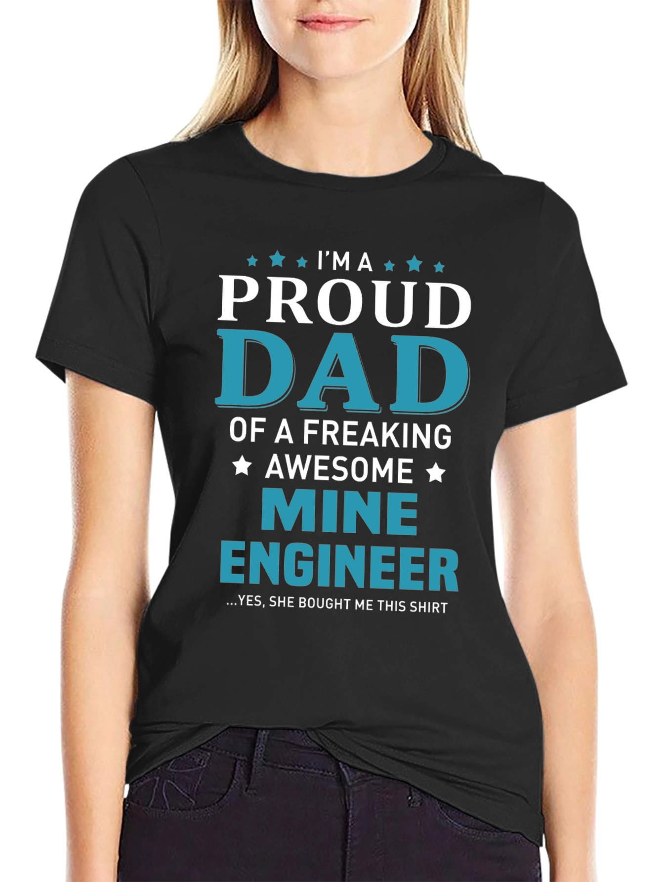 Proud Dad of a Mine Engineer T-Shirt