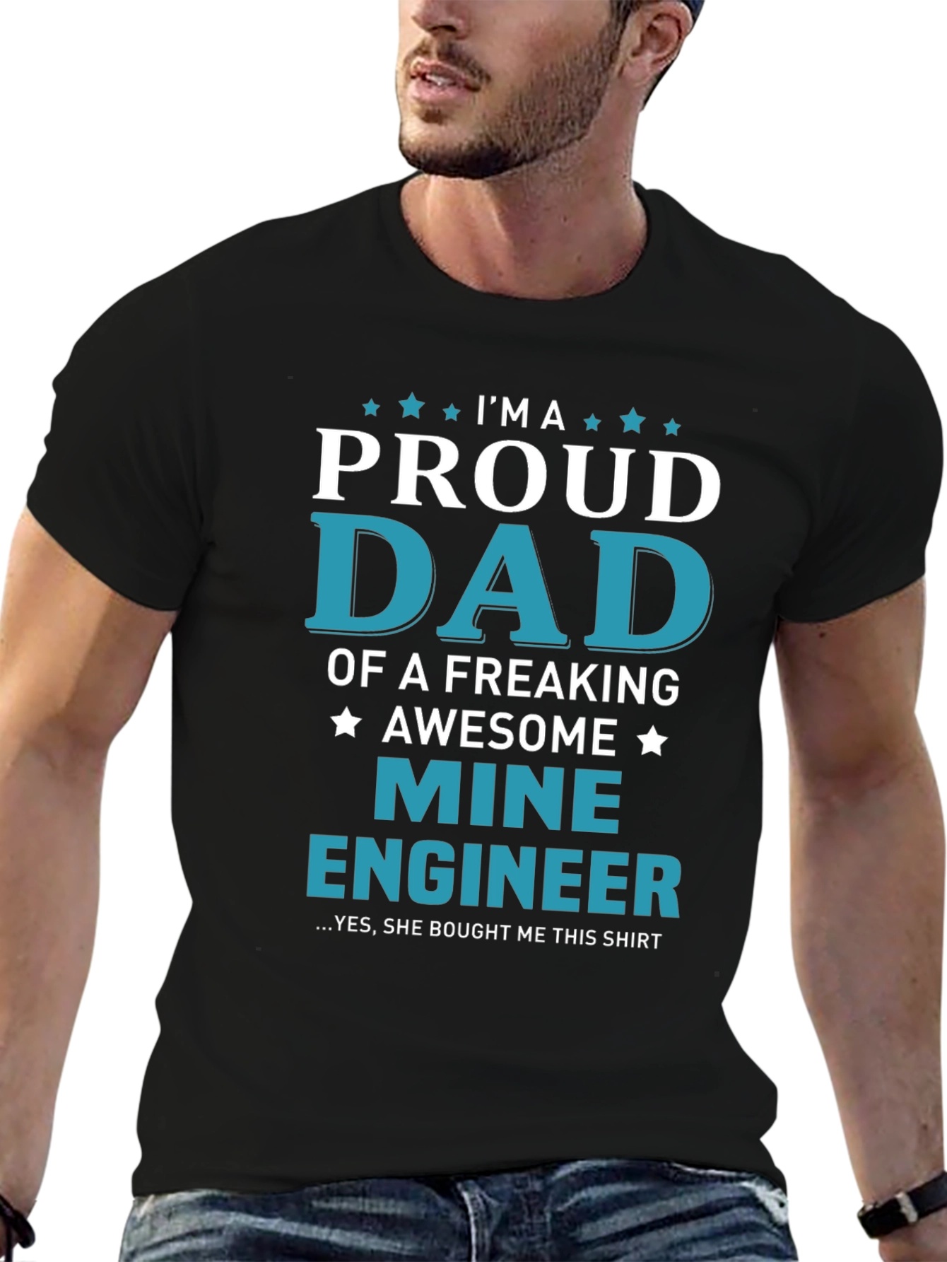 Proud Dad of a Mine Engineer T-Shirt