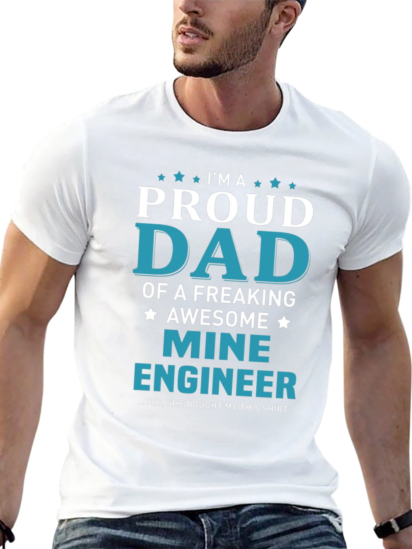 Proud Dad of a Mine Engineer T-Shirt