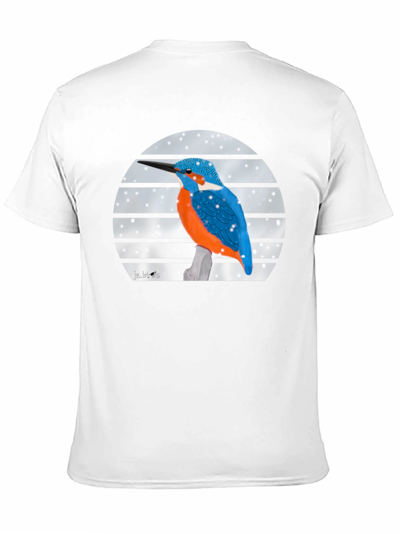 Kingfisher Bird Graphic T-Shirt