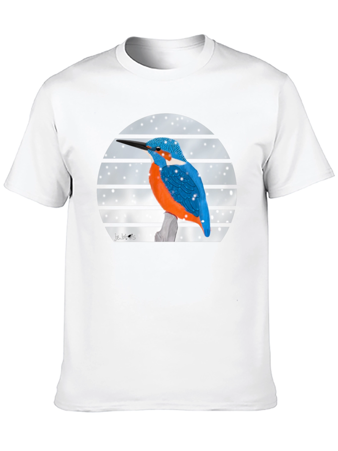 Kingfisher Bird Graphic T-Shirt