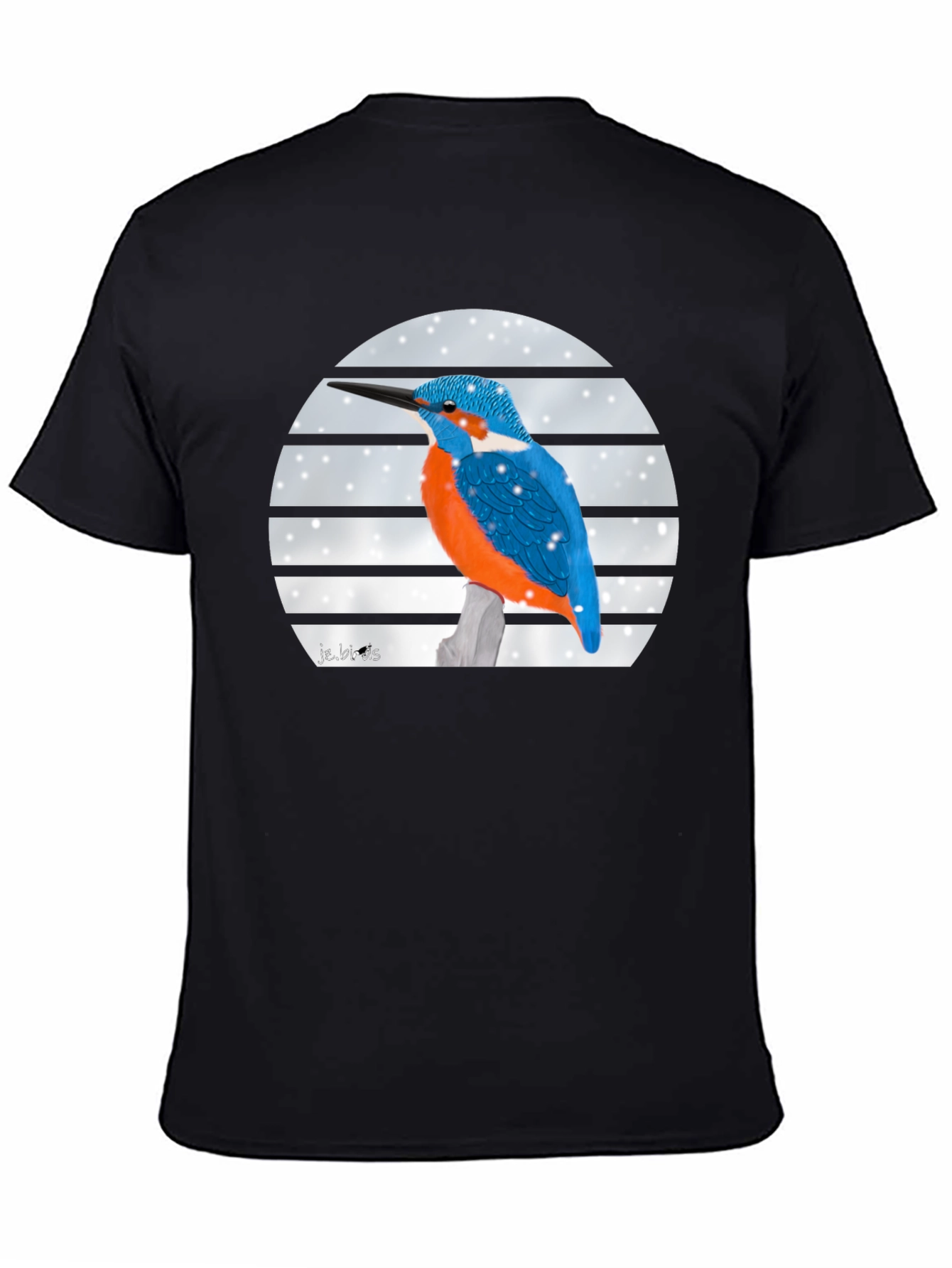 Kingfisher Bird Graphic T-Shirt