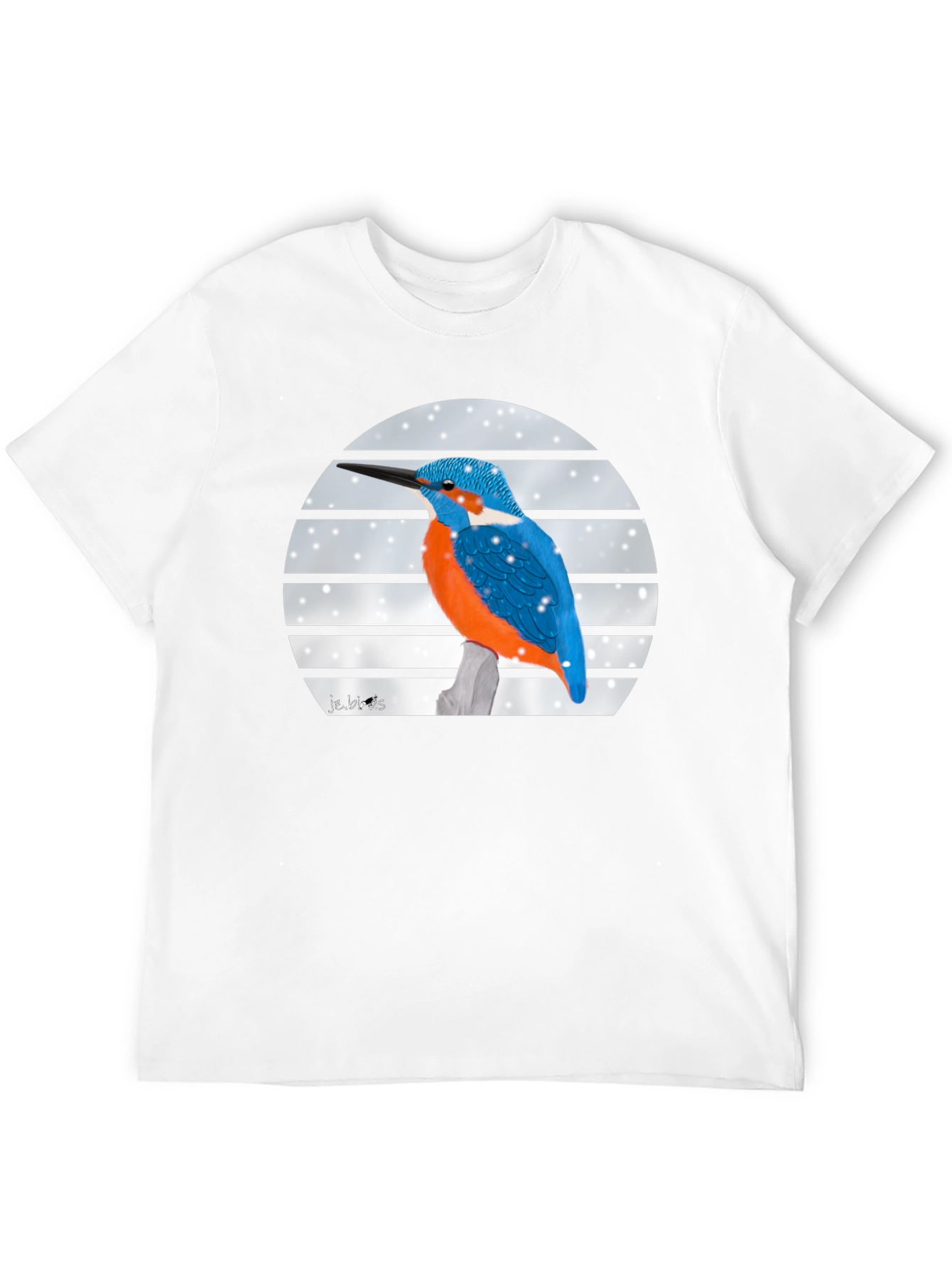 Kingfisher Bird Graphic T-Shirt