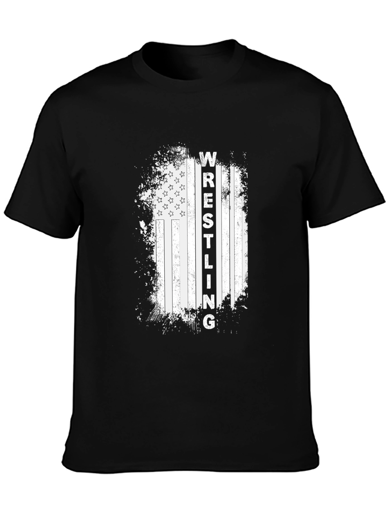 Wrestling American Flag T-Shirt