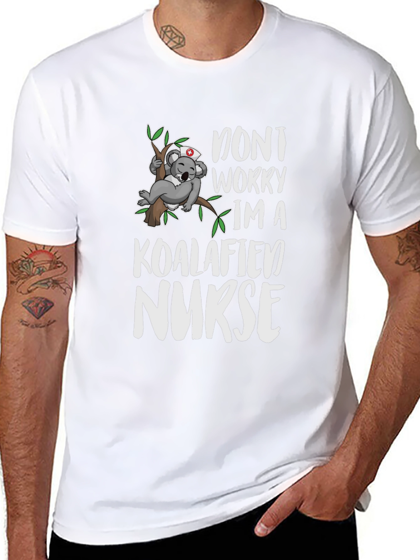 Koala Nurse Graphic T-Shirt