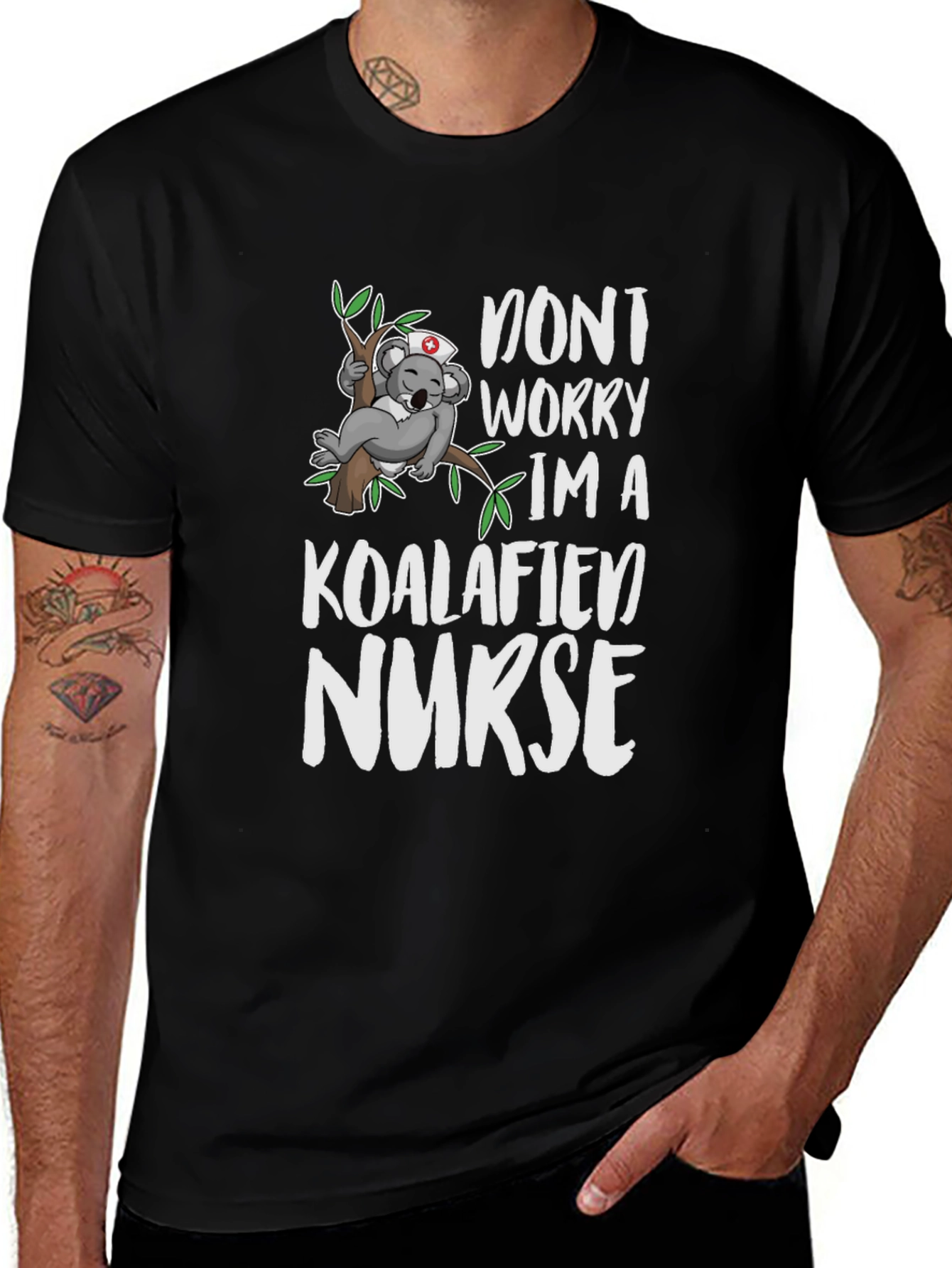Koala Nurse Graphic T-Shirt