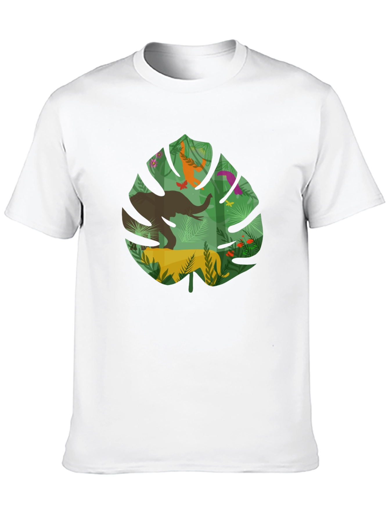 Jungle Leaf Graphic T-Shirt